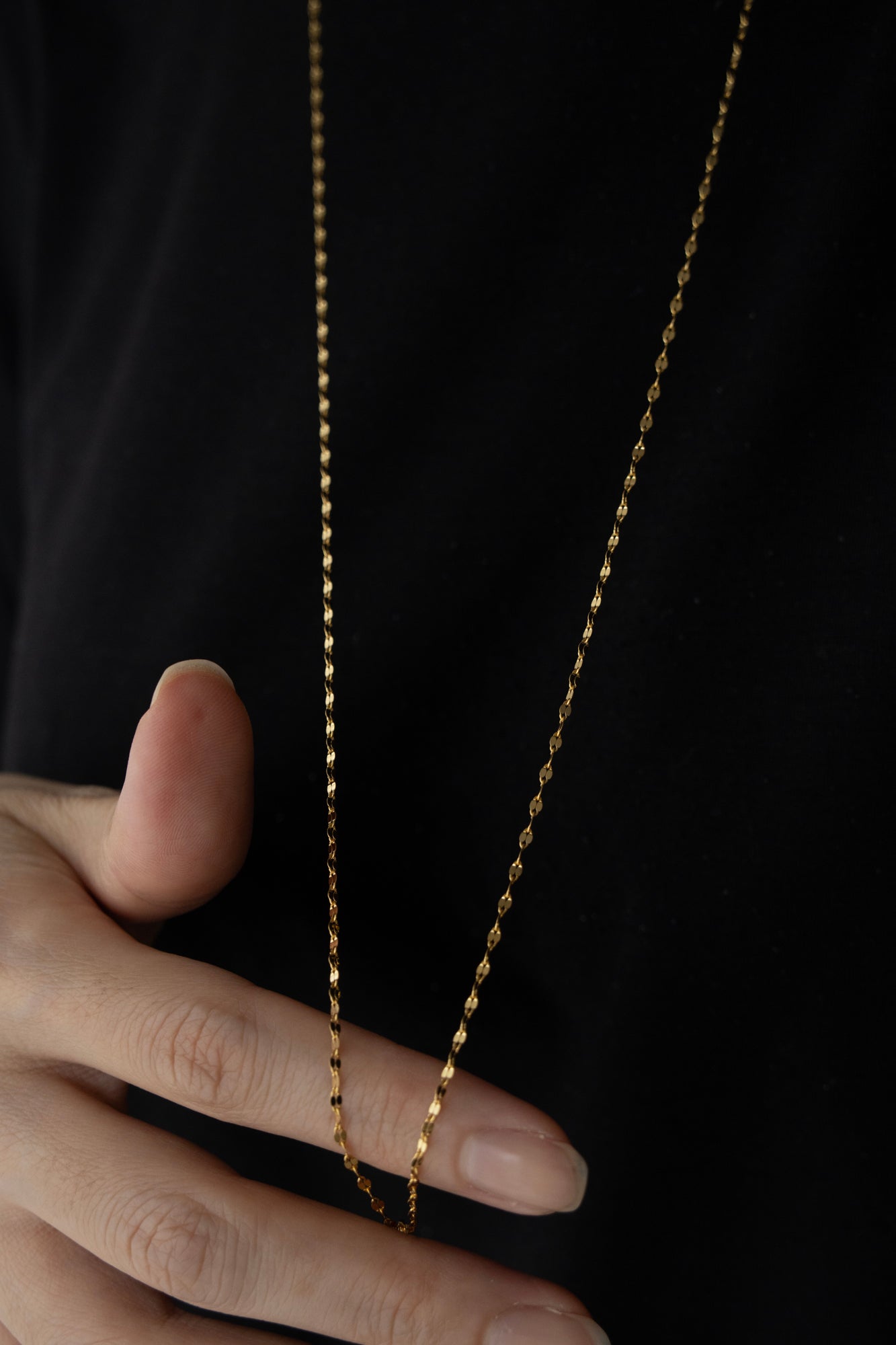patchouli Optional Necklace Petal Chain Long Necklace 70 80 /K14GF