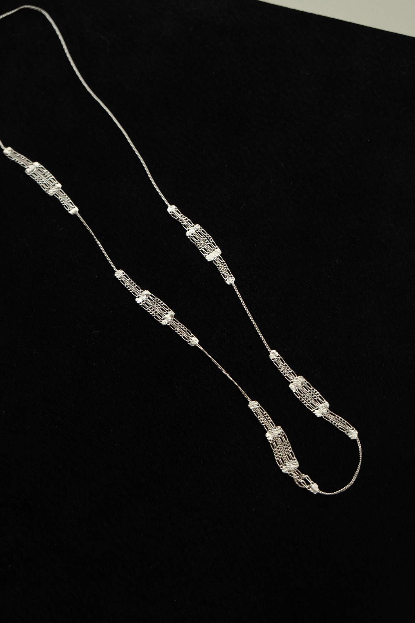 Hannah Keefe Deco Necklace /Silver