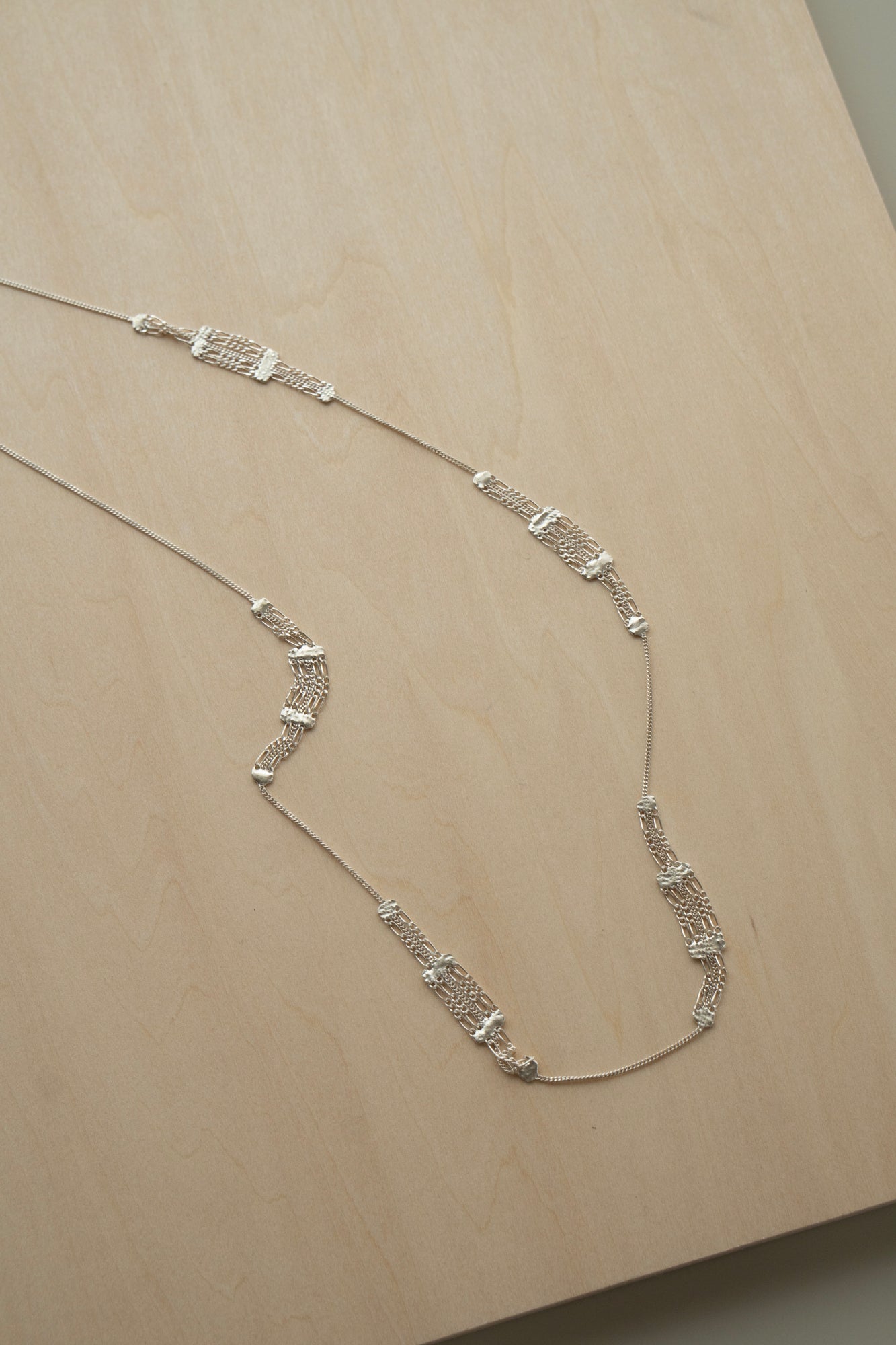 Hannah Keefe Deco Necklace /Silver