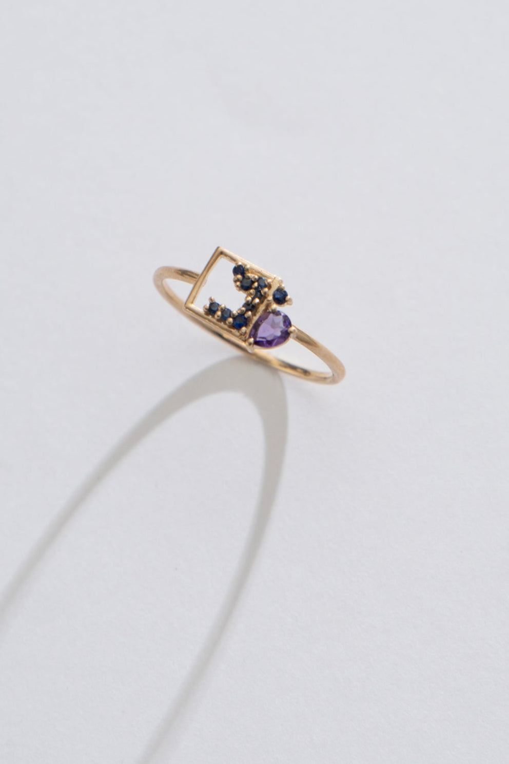 MILA OMI MATA CERES Ring Purple Amethyst /K10