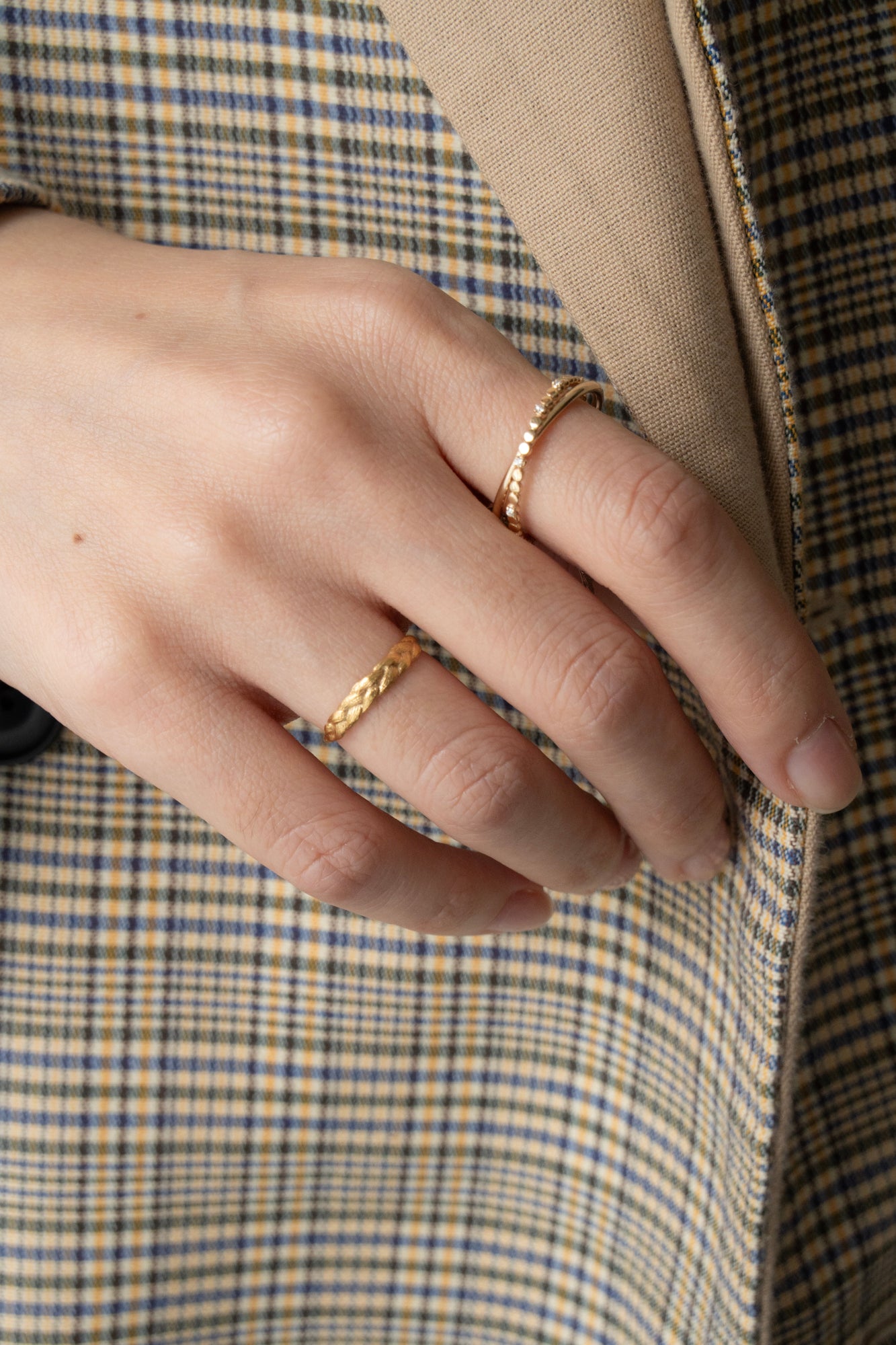 bohem Braid Collection Ring 1 /GD or K10