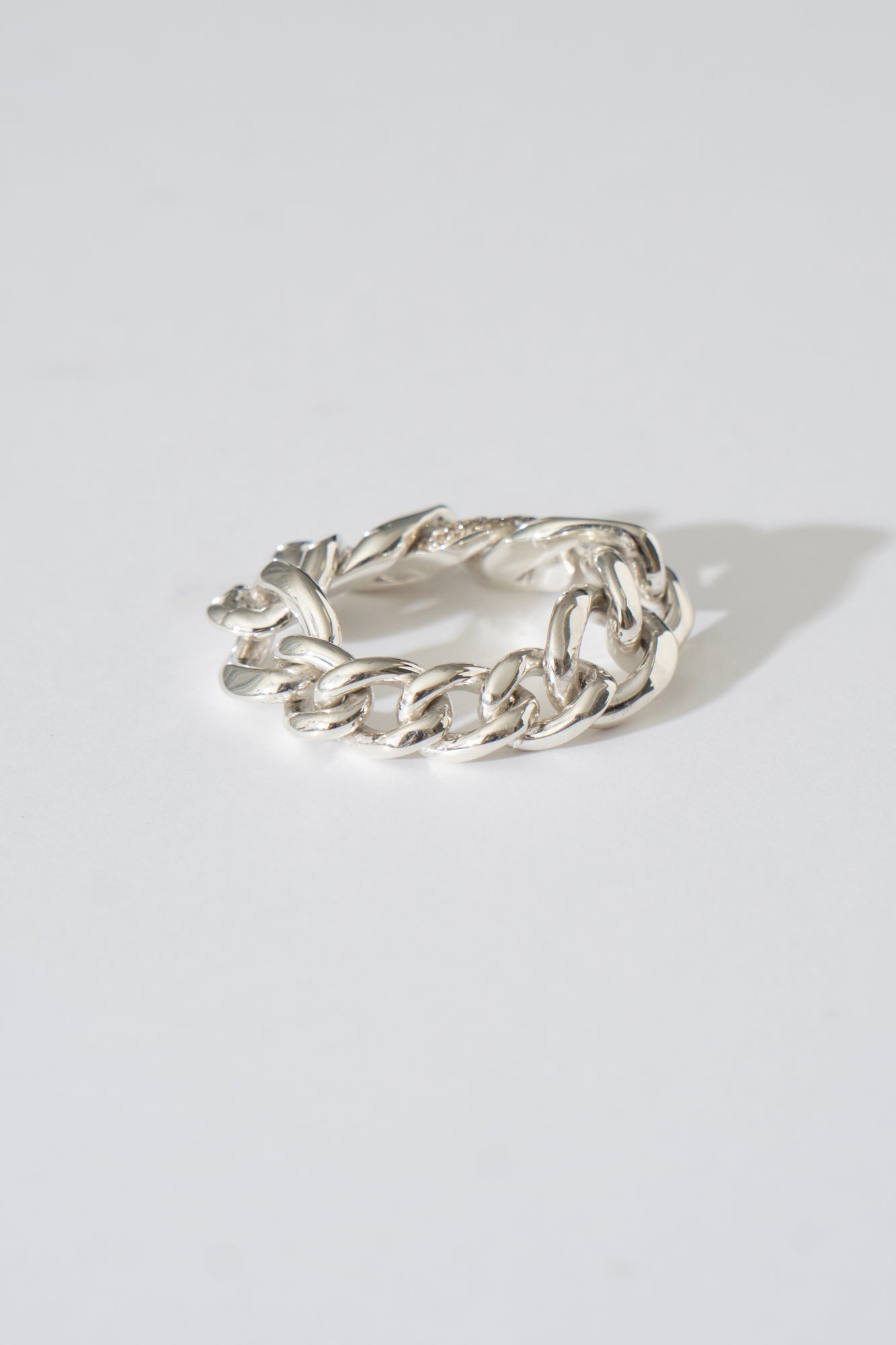 PALA Curb Chain Ring With Pave Diamond パラ ダイヤモンドチェーン