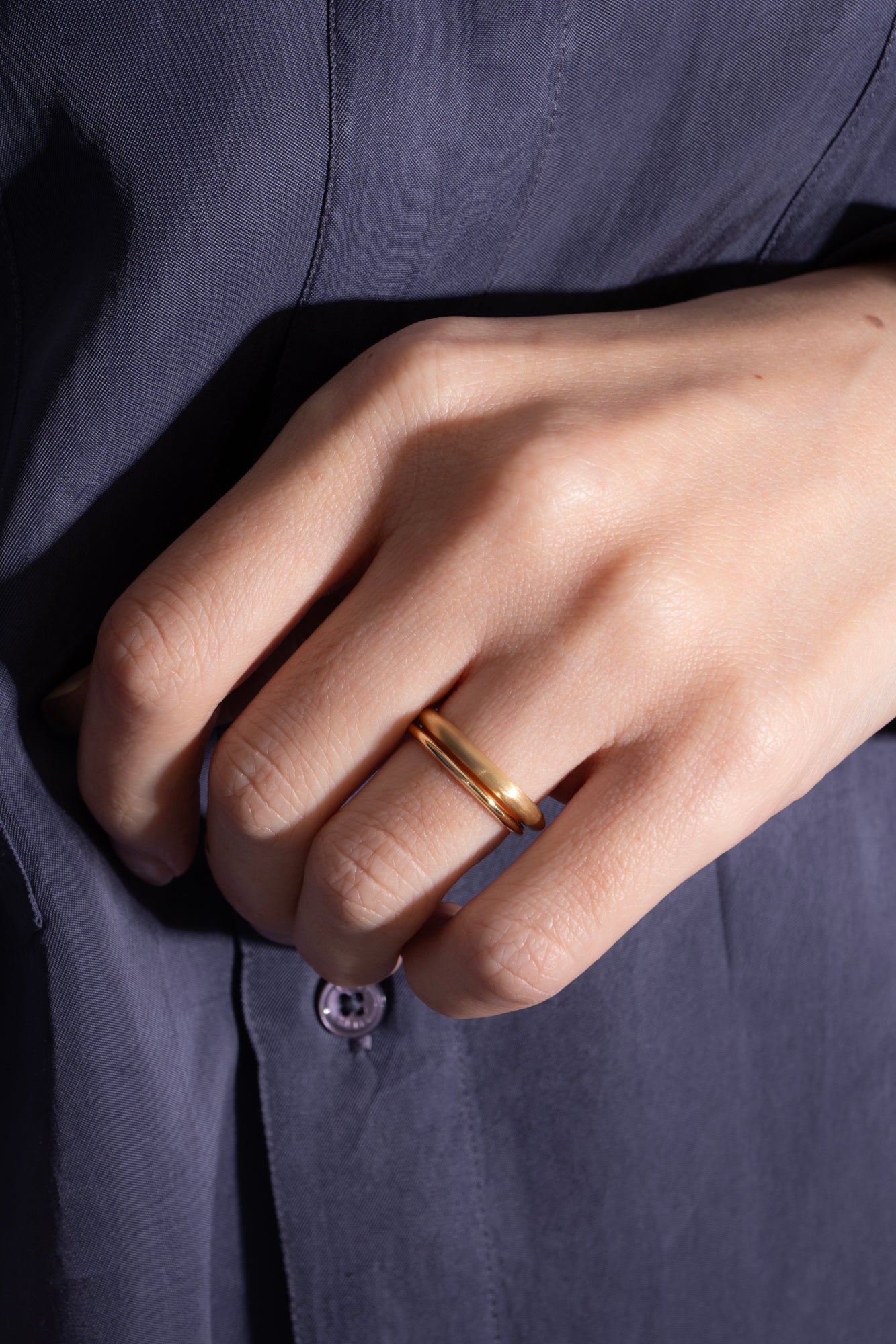 ALLIS Arch Ring オーリス 甲丸リング /K18