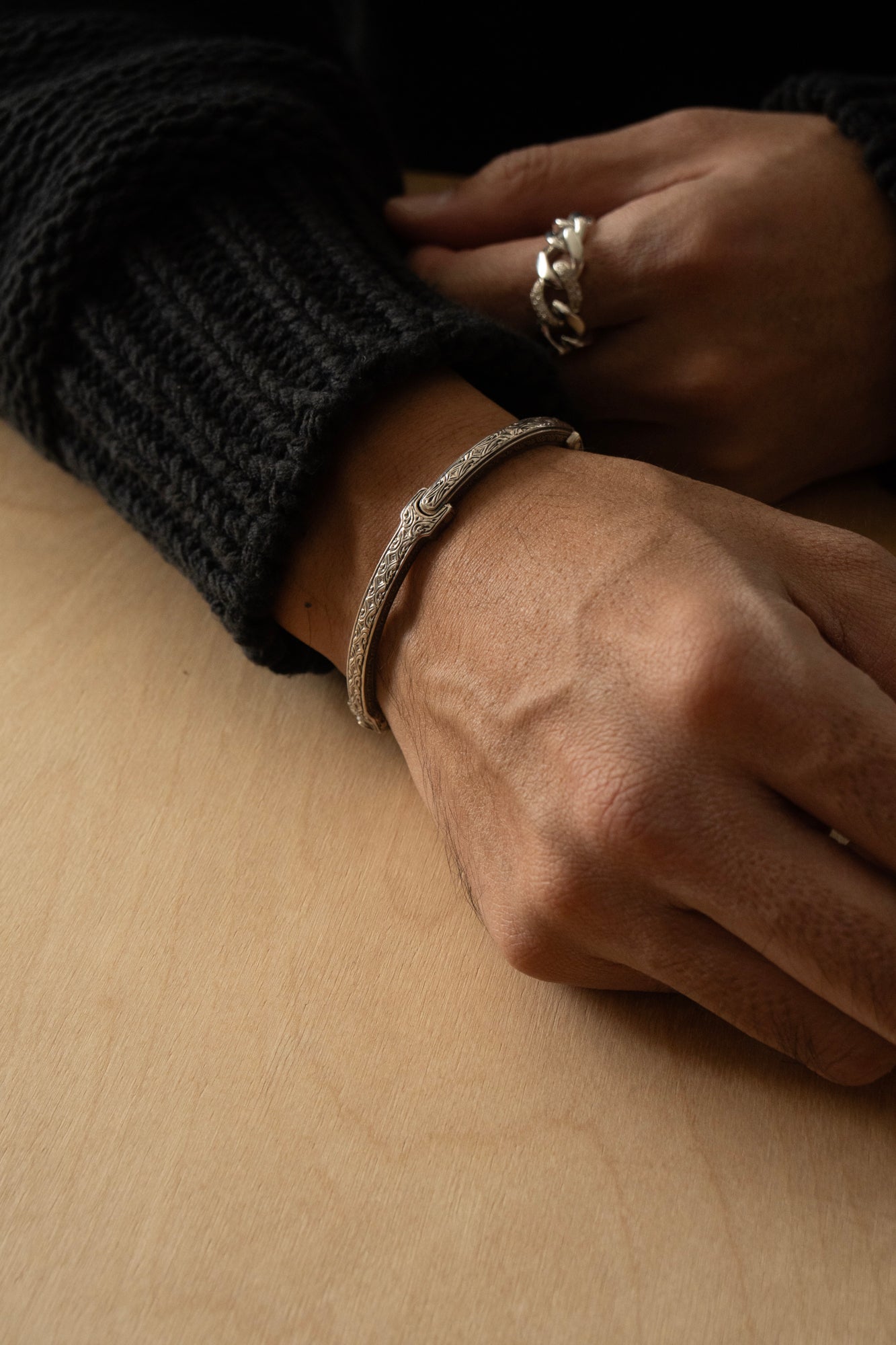 Gerochristo Classic Bracelet in Sterling Silver ジェロクリスト
