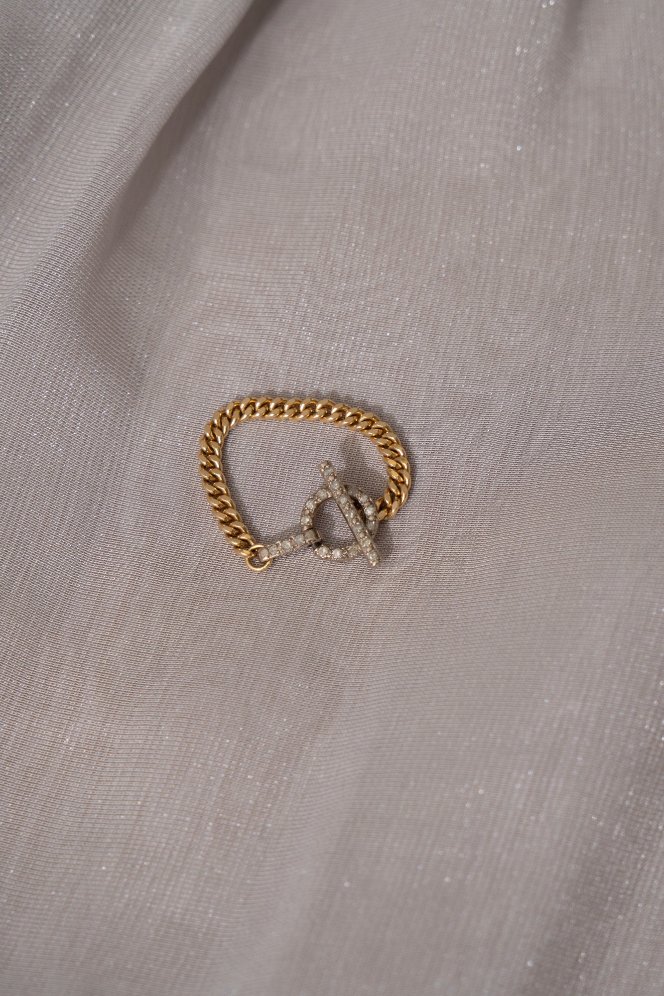 MONAKAjewellery Mantel Chain Full Diamond Ring /K18YG&K18WG