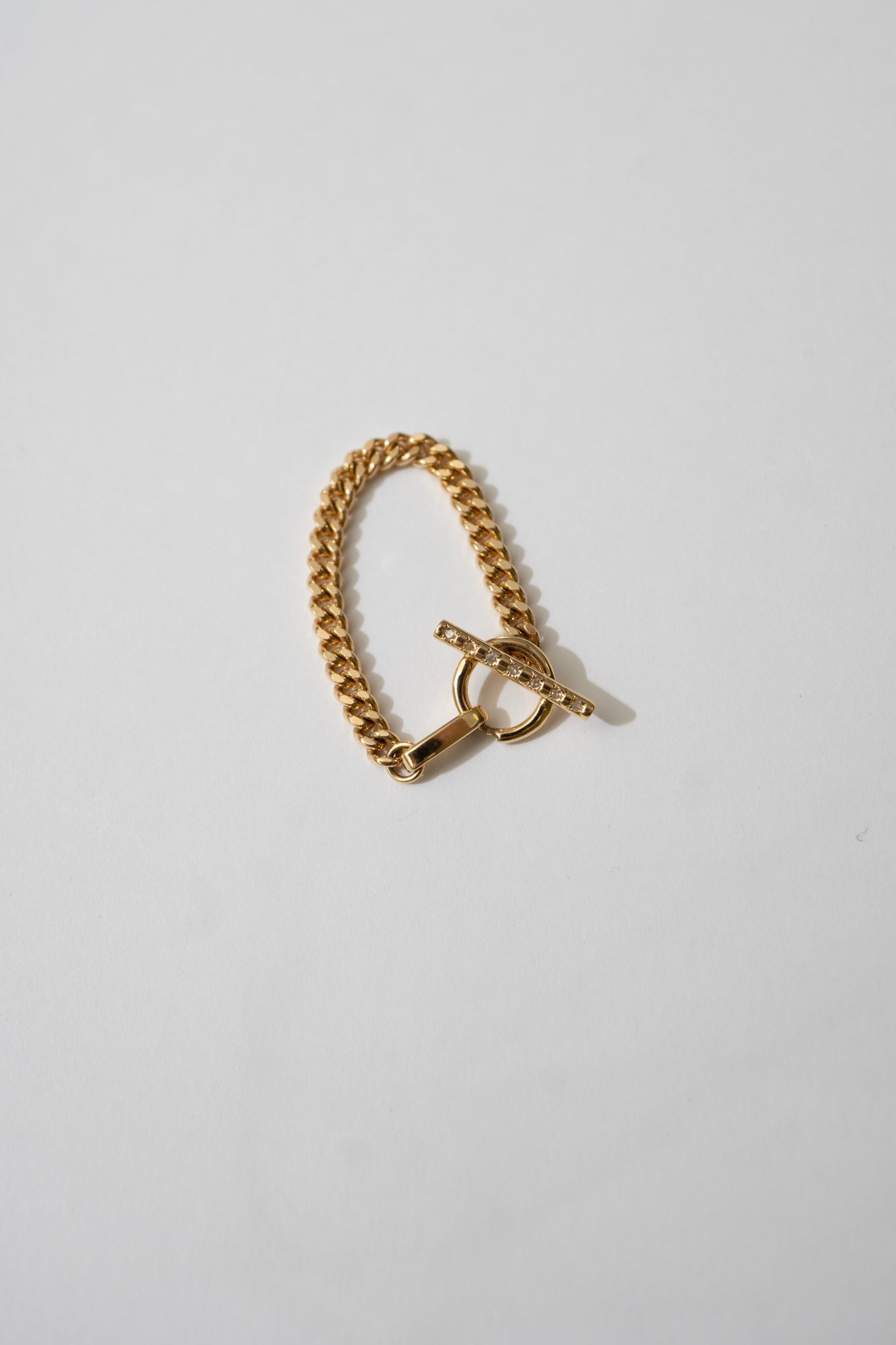 MONAKAjewellery Mantel Chain Bar Diamond Ring /K18