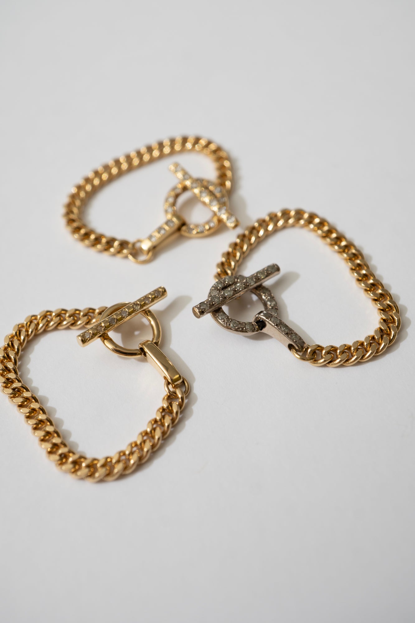 MONAKAjewellery Mantel Chain Full Diamond Ring /K18YG&K18WG