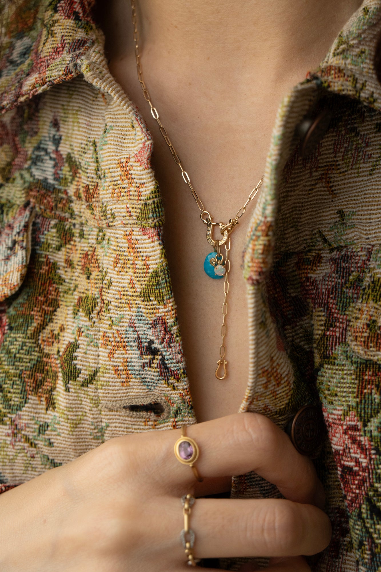 モナカジュエリー　オパール MONAKA jewellery Horse Shoe Opal モナカジュエリー オパールチャーム