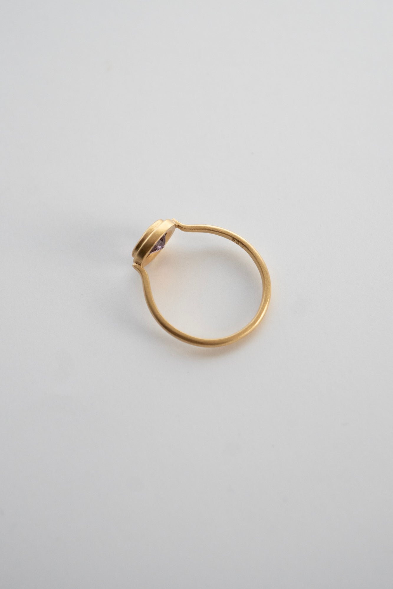 MONAKA jewellery Column Purple Spinel Ring /K18