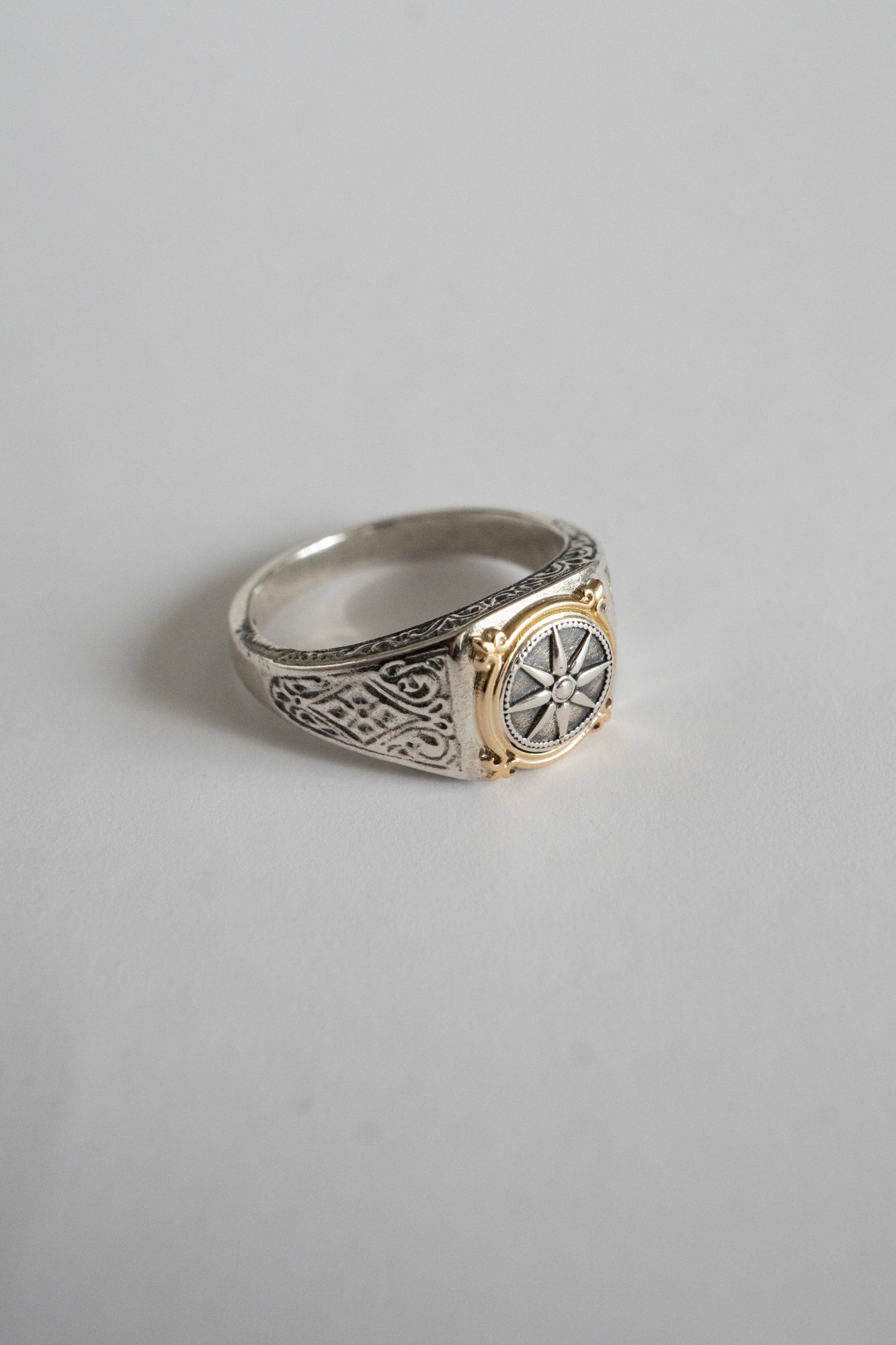 Gerochristo Mini Vergina Square Ring ジェロクリスト ヴェルギナ