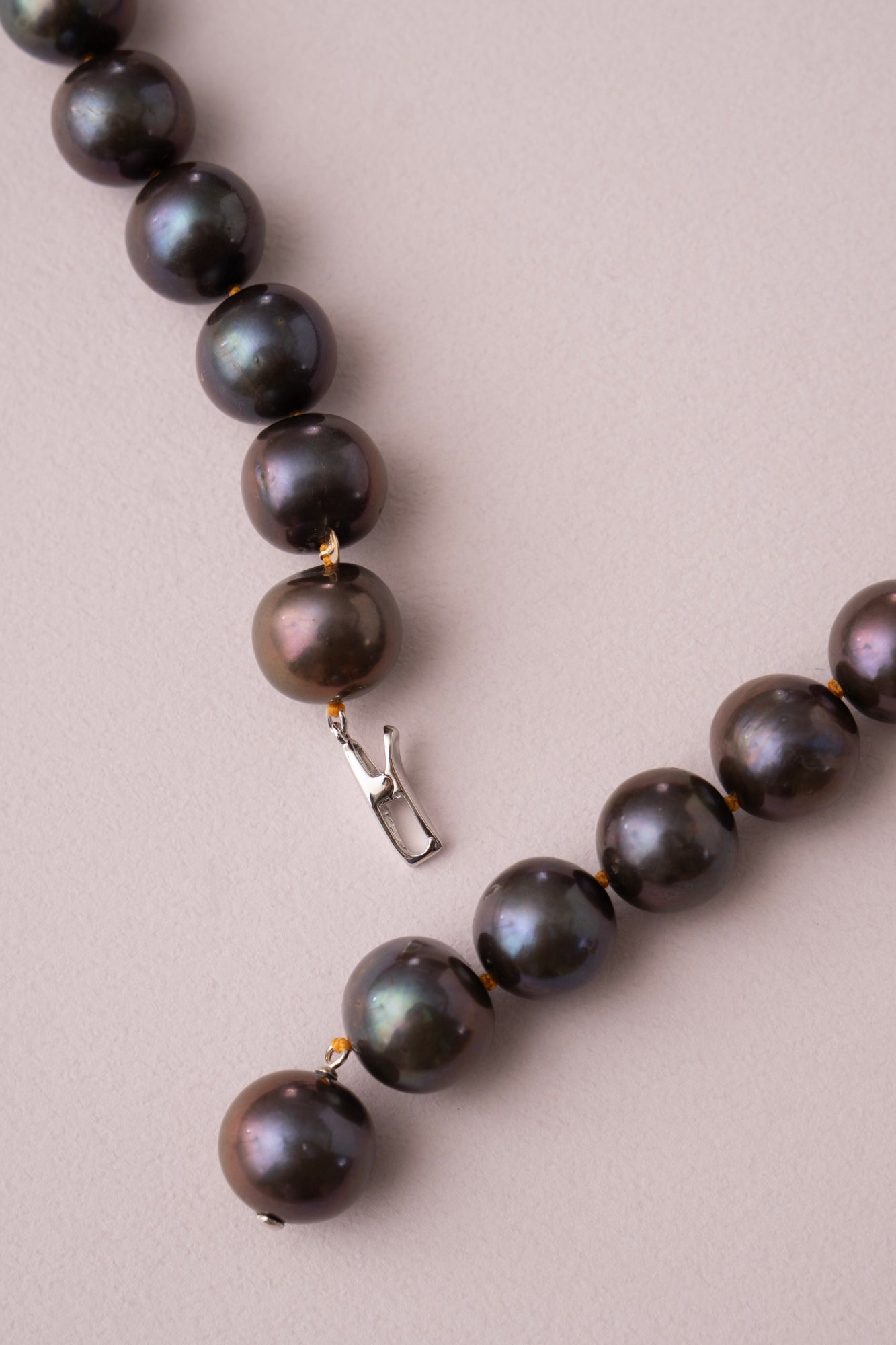 bohem All Knot Pearl Necklace Short BKBR