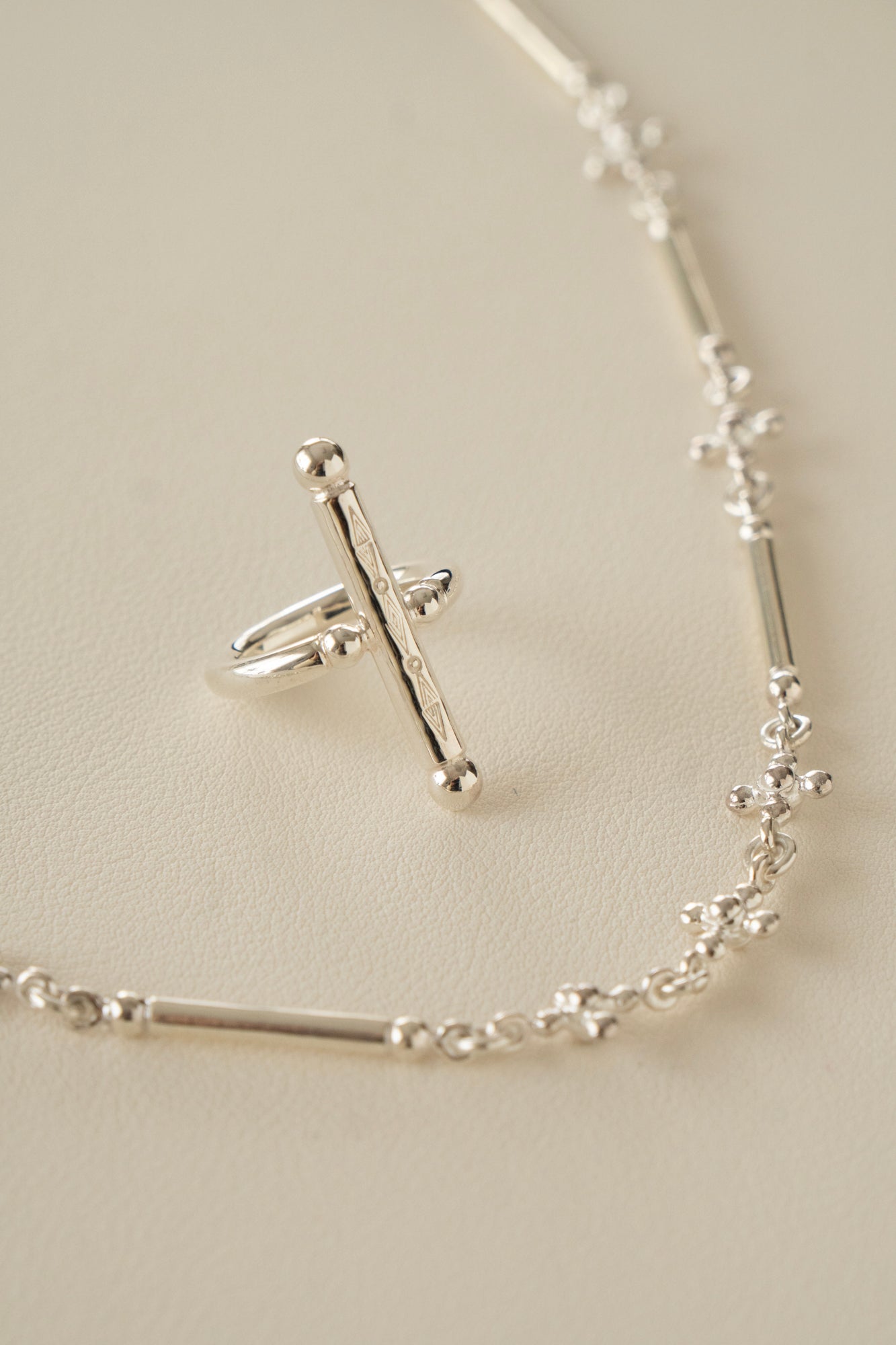 WAKAN SILVER SMITH Breastplate Necklace /Silver