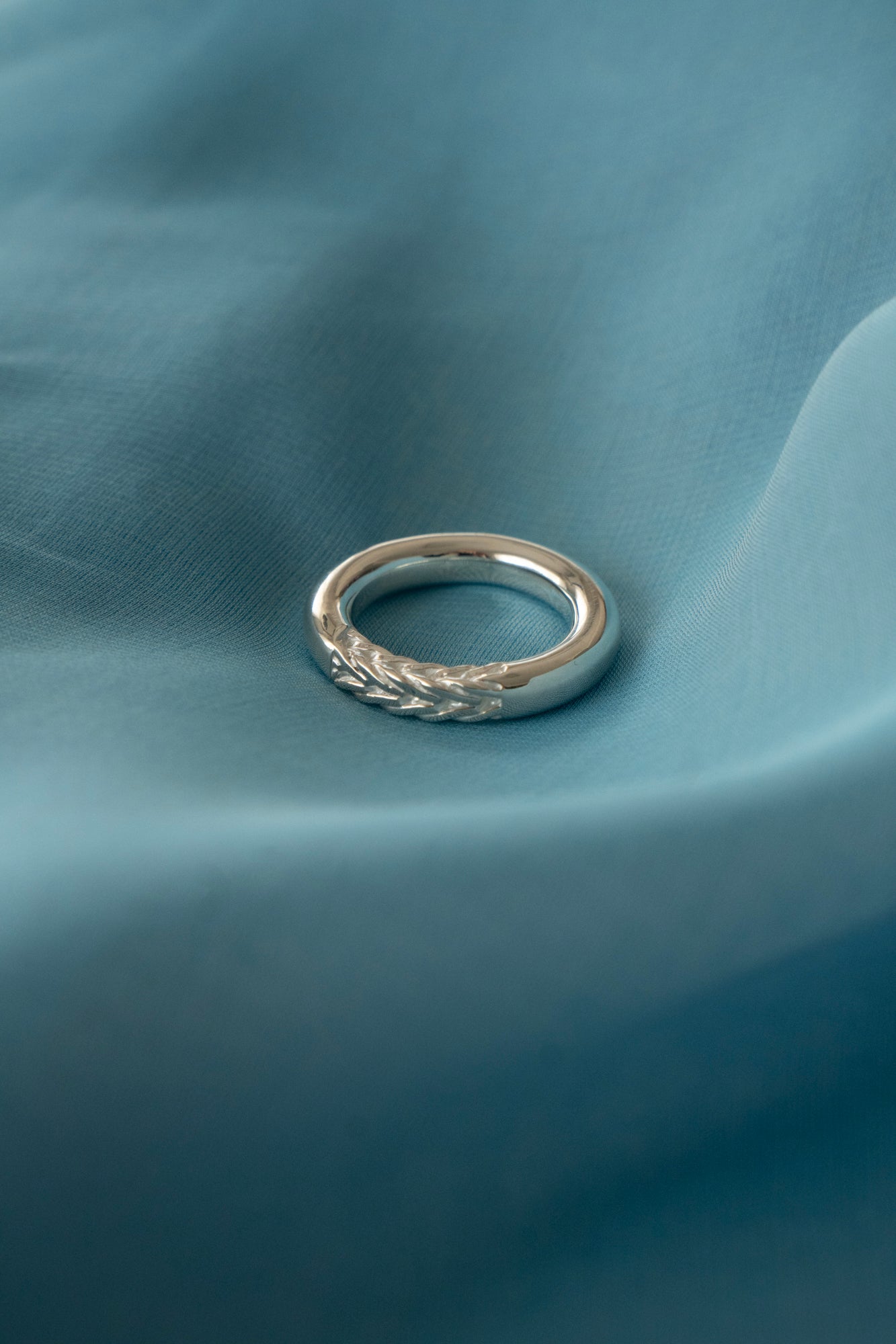 WAKAN SILVER SMITH Braided Silver Ring /Silver