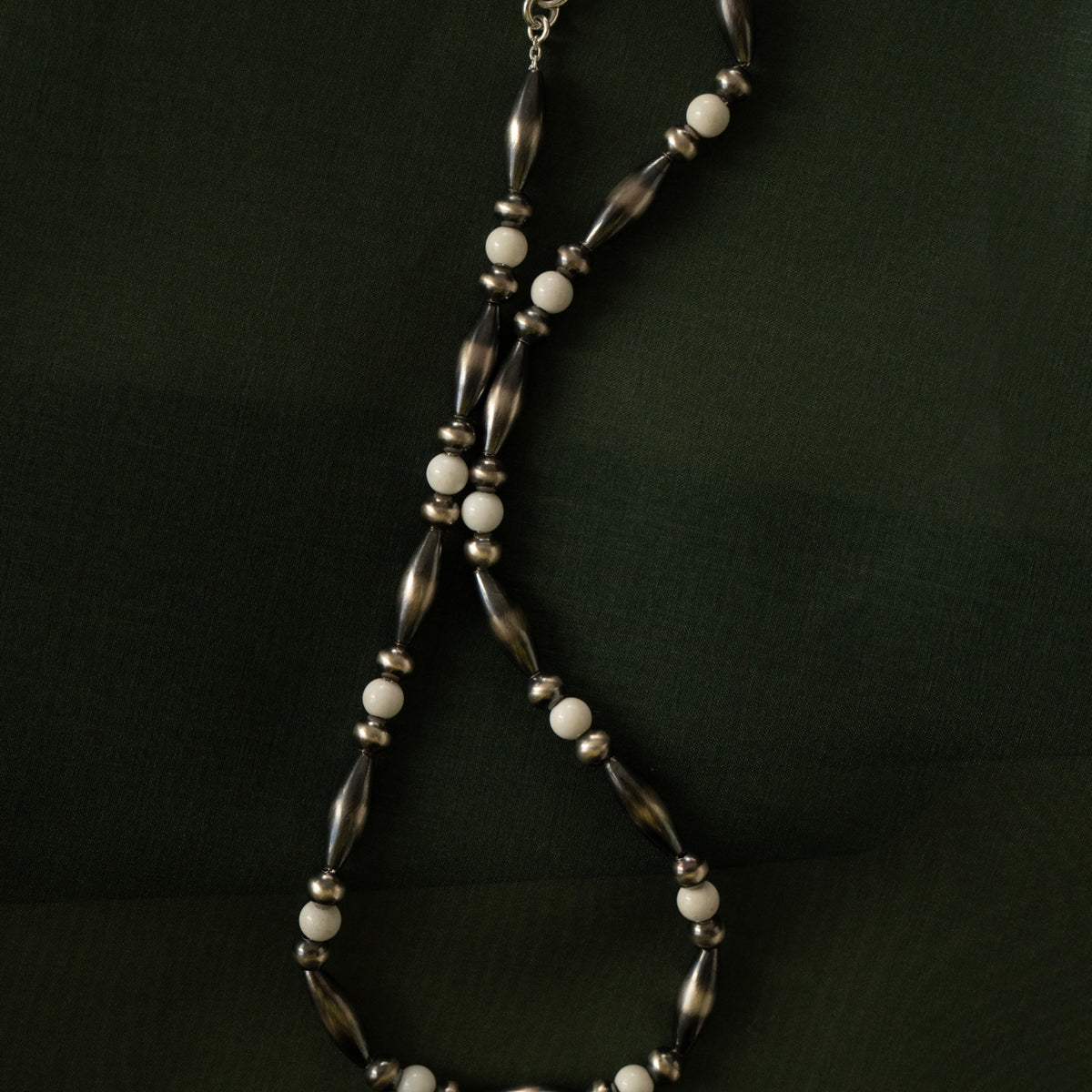 WAKAN SILVER SMITH ワカン Breastplate Navajo Pearl Necklace ナバホ 