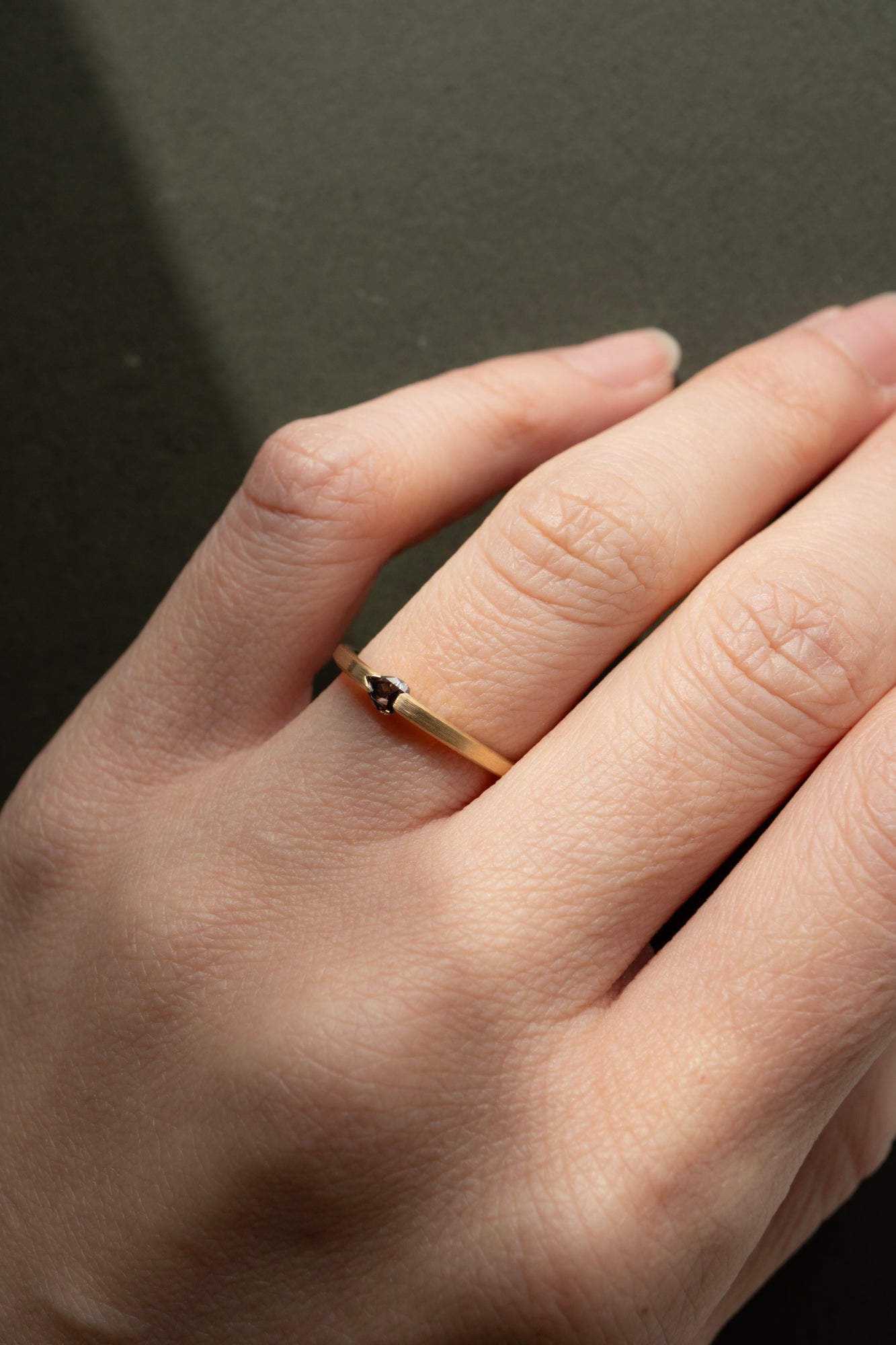 simmon Seta One-off Unite Ring シモン セータ ペアシェイプブラウン