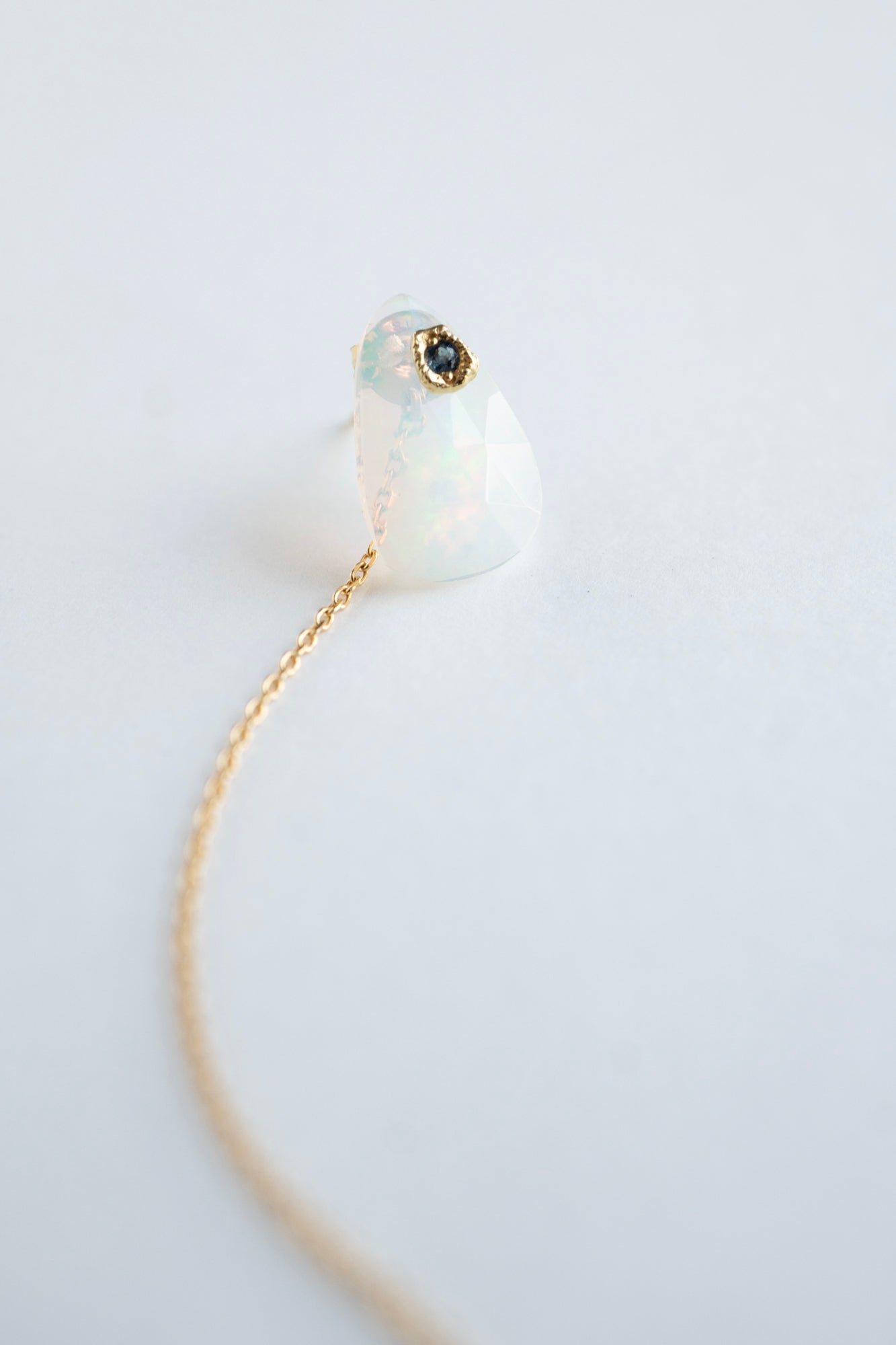MONAKA jewellery モナカジュエリー flat Opal Pierce オパールピアス K18