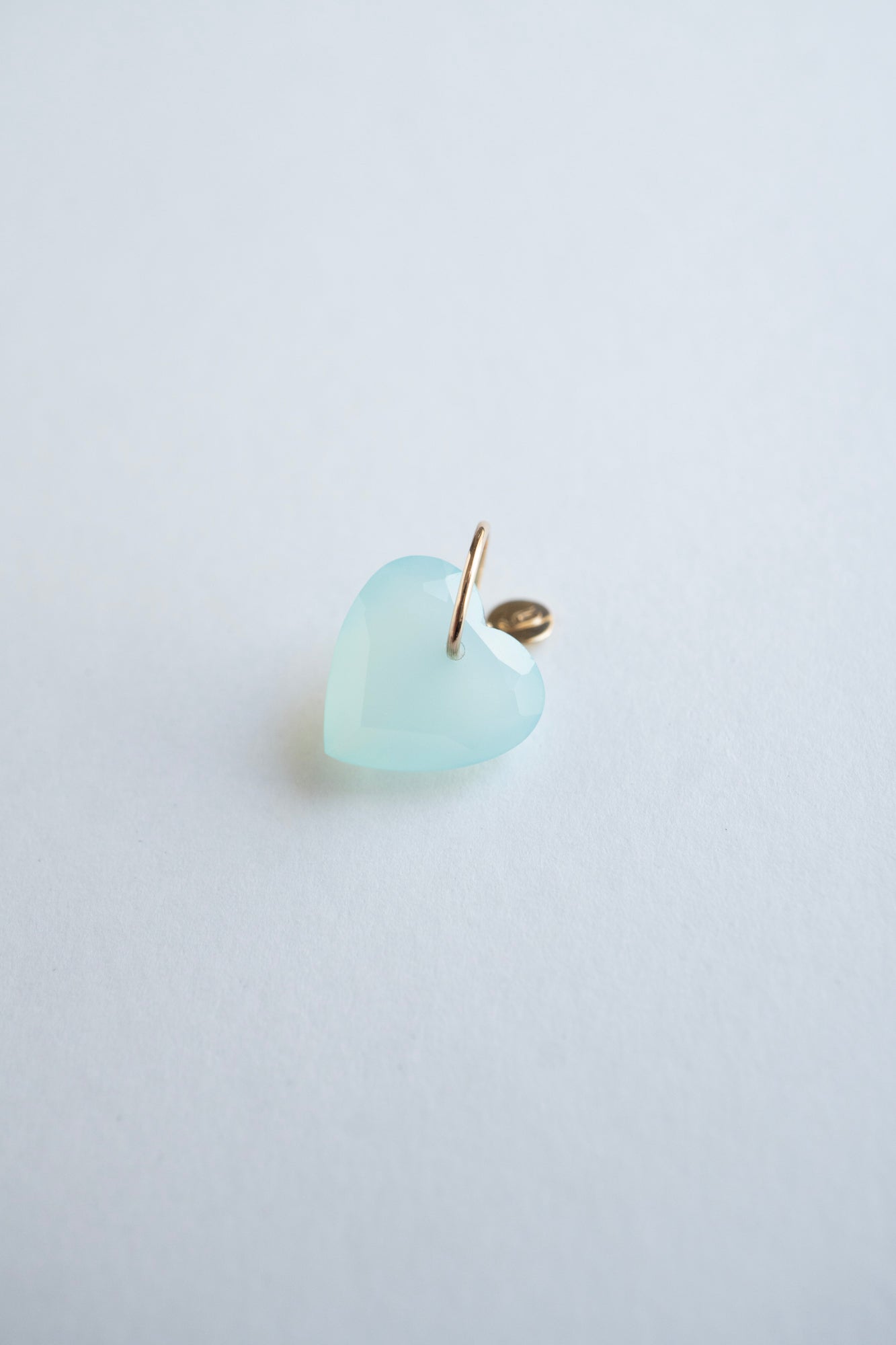 bohem Necklace Charm Top Blue Chalcedony ボヘム ネックレスチャーム