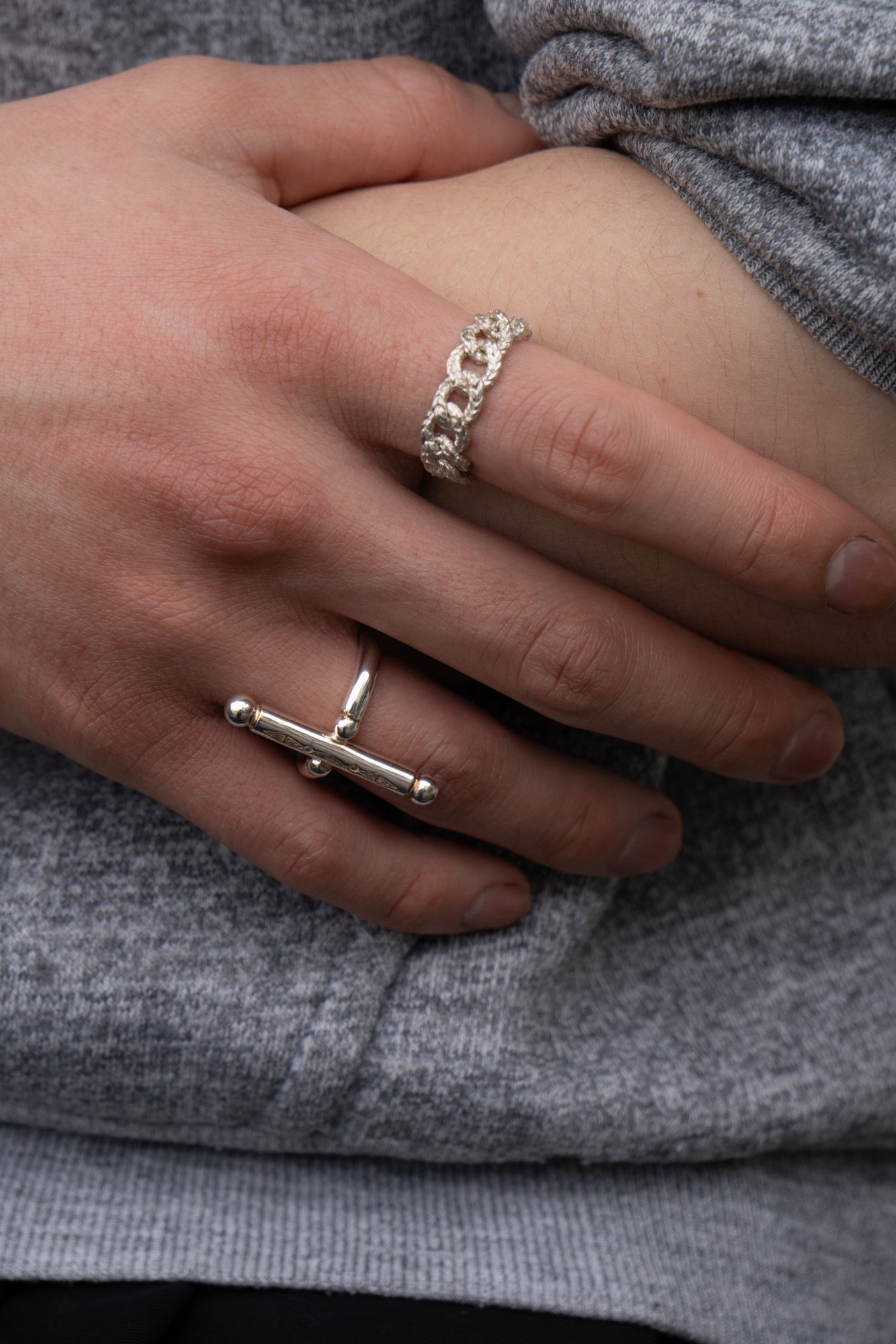 WAKAN SILVER SMITH ワカンシルバースミス Breastplate Ring Cross