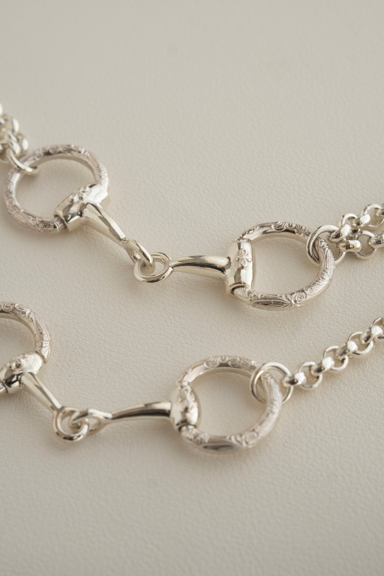 WAKAN SILVER SMITH ワカンシルバースミス Horse Bit Chain Bracelet M