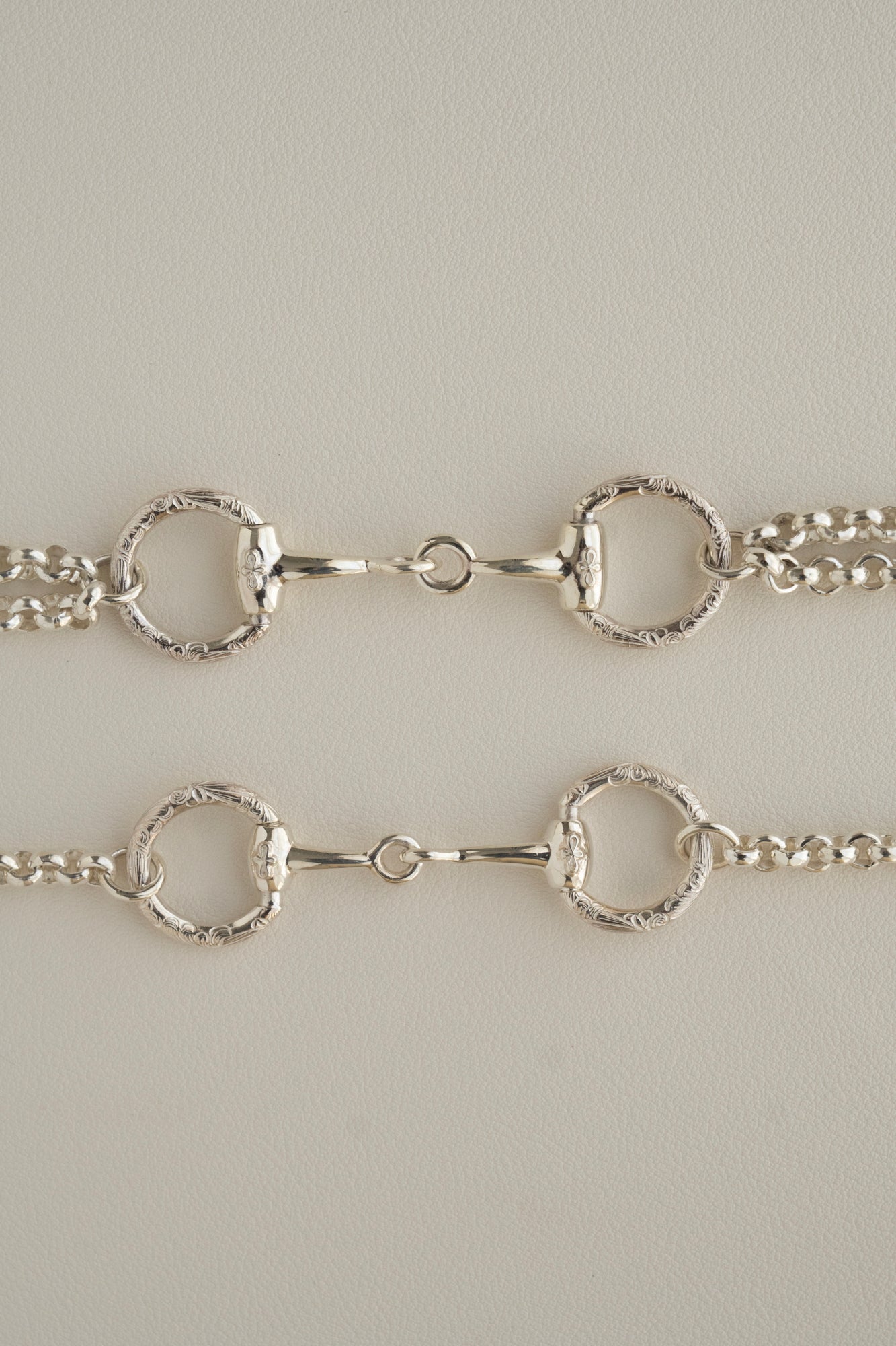 WAKAN SILVER SMITH ワカンシルバースミス Horse Bit Chain Bracelet M 