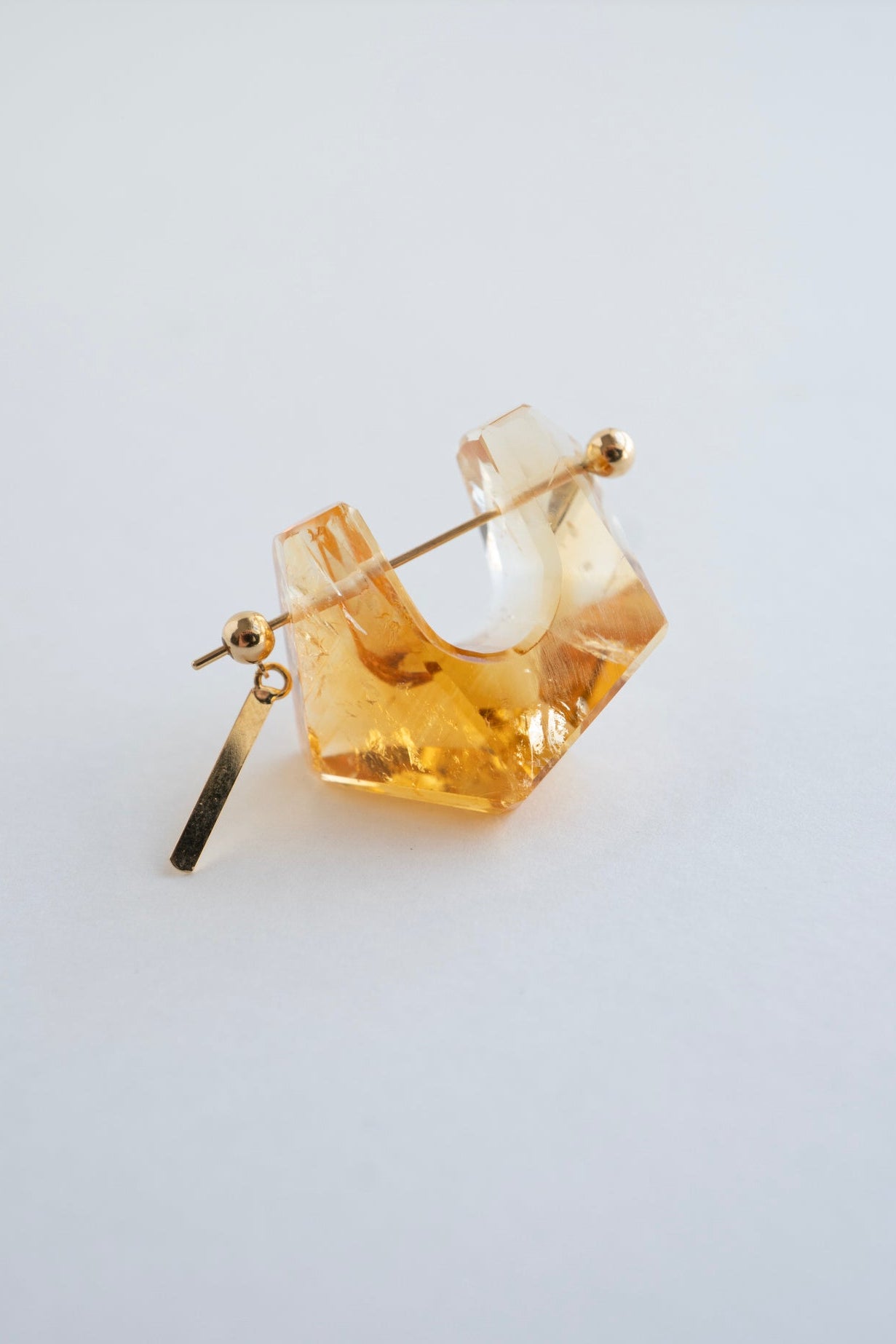 MONAKAjewellery Citrine Rock Pierce /K18