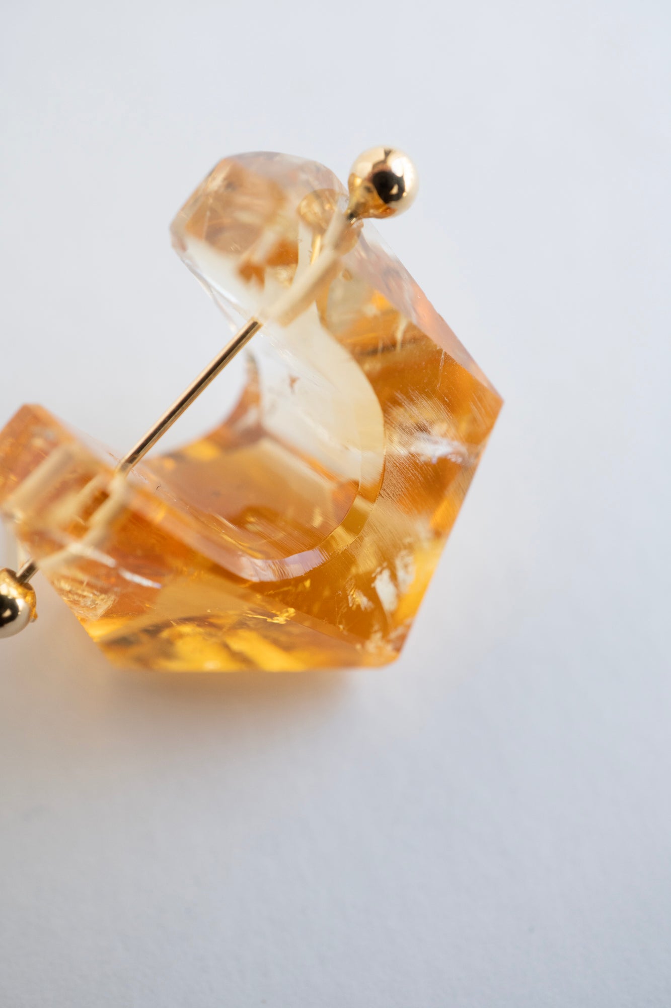 MONAKA jewellery Rock Ctrine モナカジュエリー シトリンロックピアス