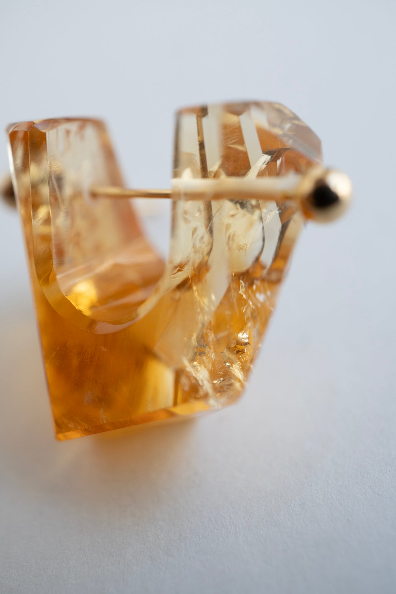 MONAKA jewellery Rock Ctrine モナカジュエリー シトリンロックピアス