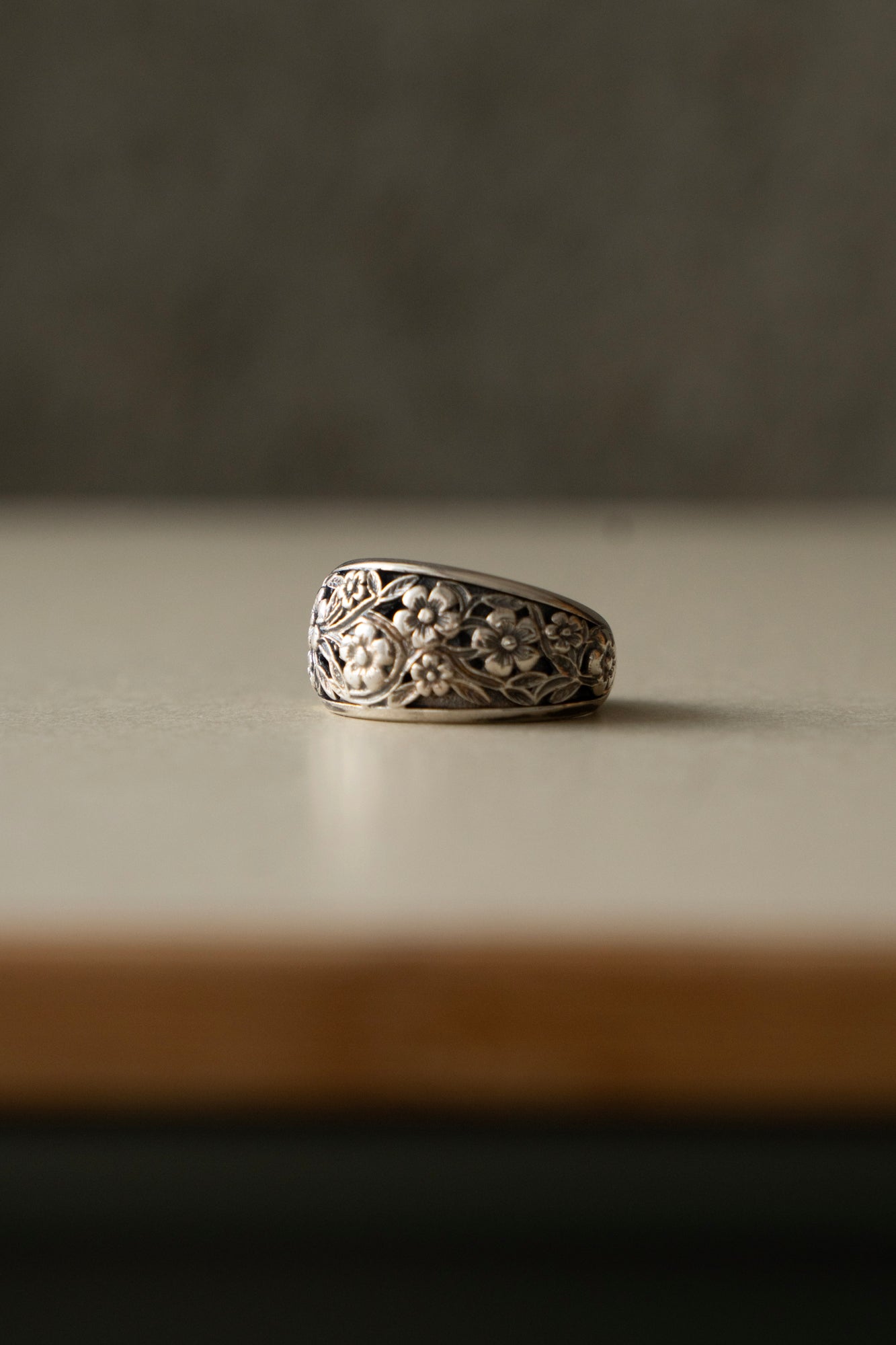 Gerochristo Harmony Wide Band Ring /Silver