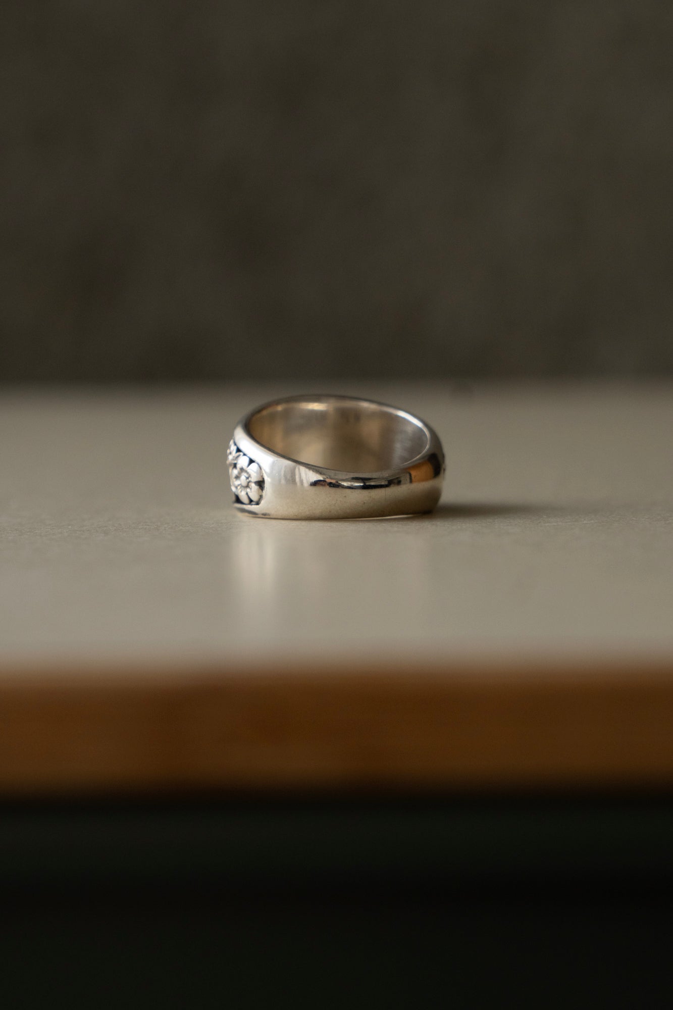 Gerochristo Harmony Wide Band Ring /Silver