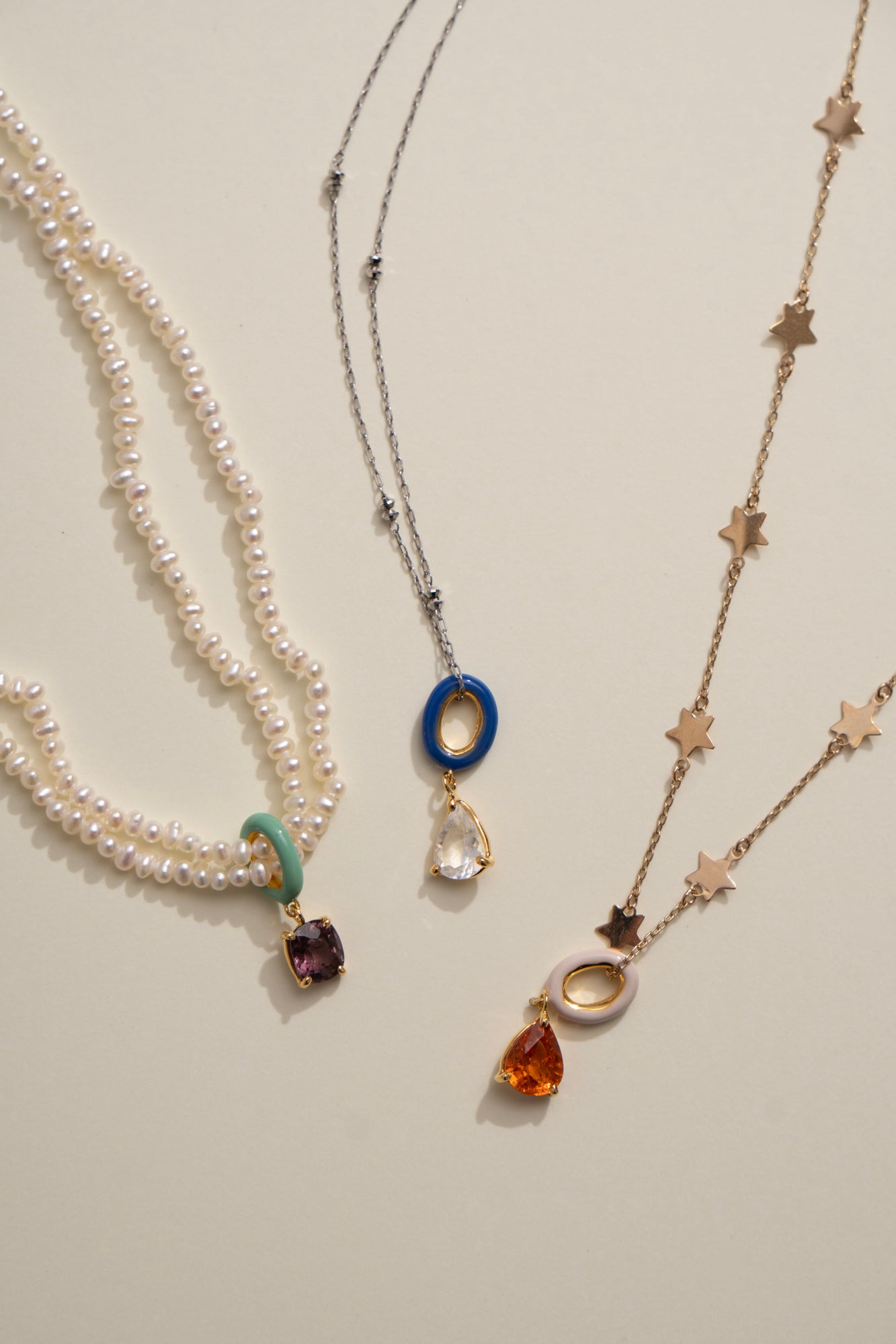 bohem Candy Collection Moon Stone Charm Top