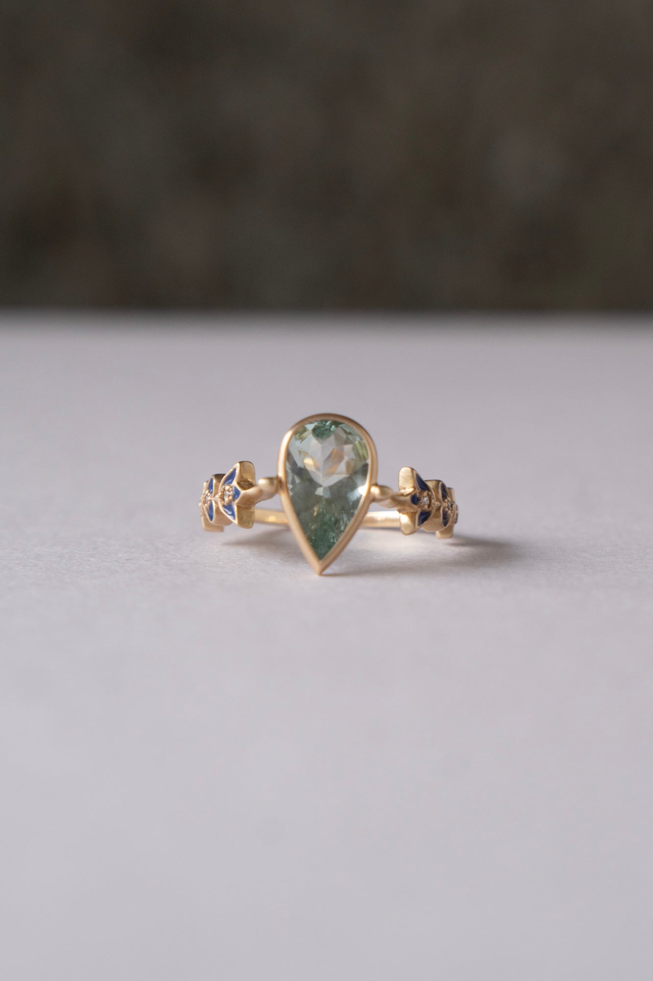 bohem Crown collection Green Beryl Ring ボヘム ベリルリング /K10