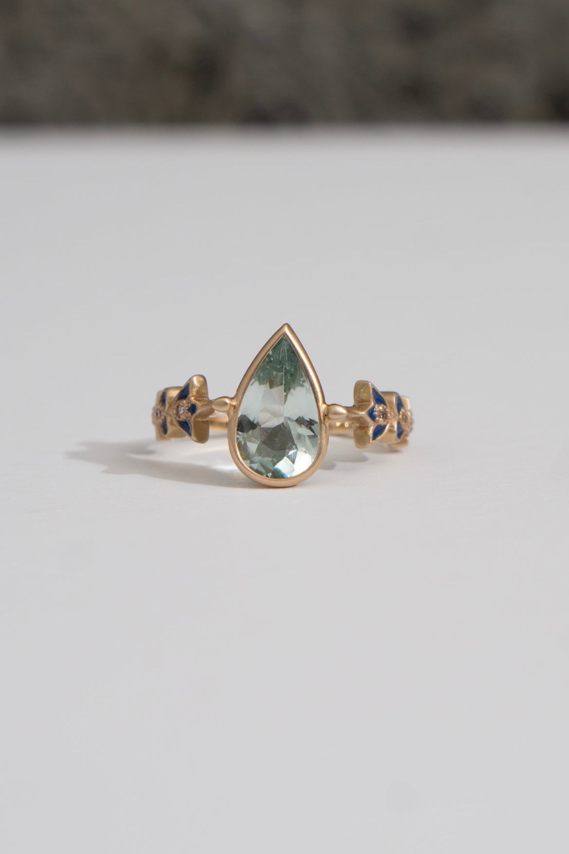 bohem Crown collection Green Beryl Ring /K10