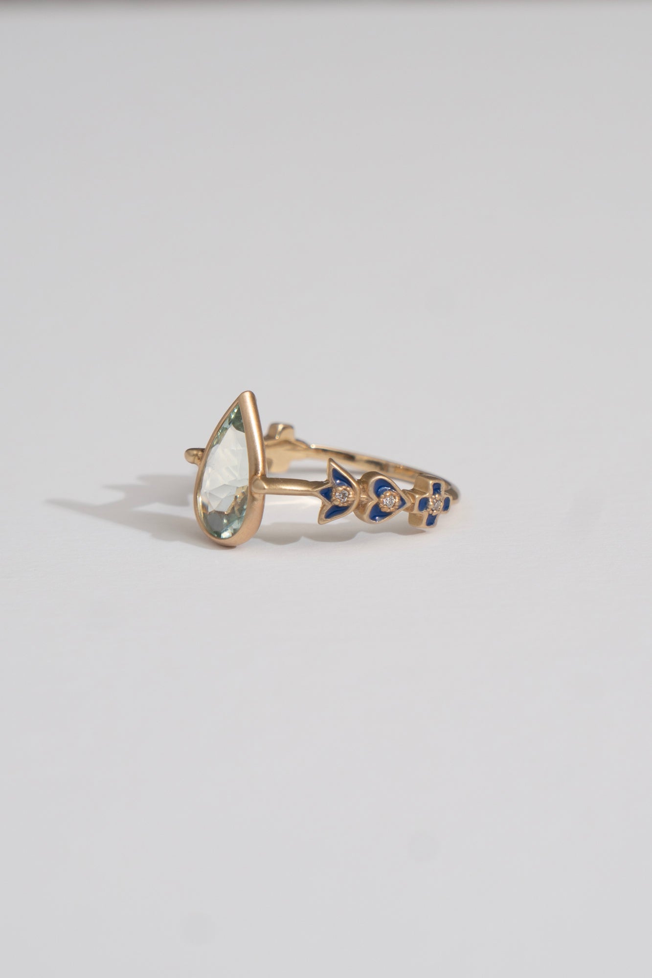 bohem Crown collection Green Beryl Ring /K10