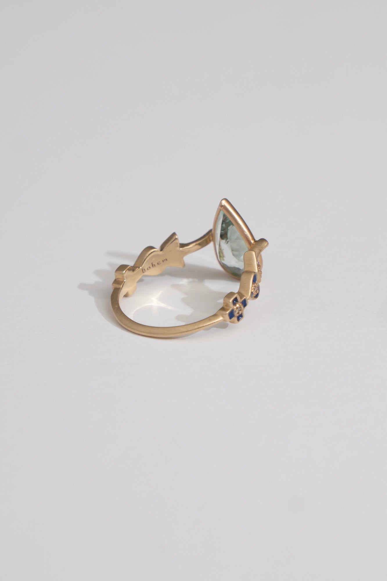 bohem Crown collection Green Beryl Ring ボヘム ベリルリング /K10