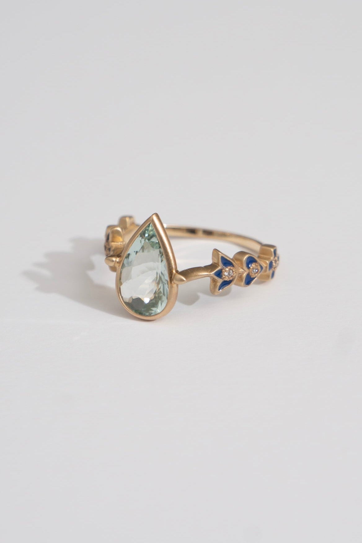 bohem Crown collection Green Beryl Ring /K10