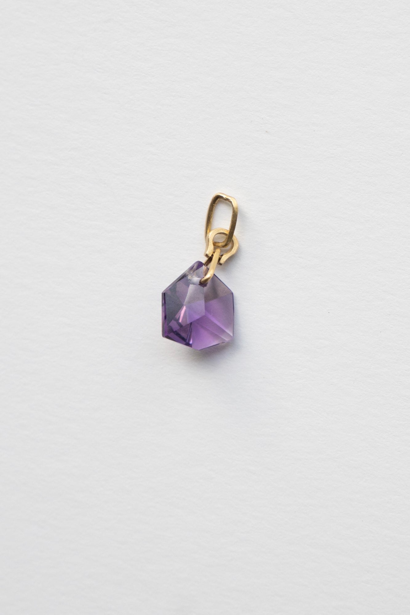 MONAKA jewellery Horse Shoe Pentagon Amethyst Necklace Charm Top /K18