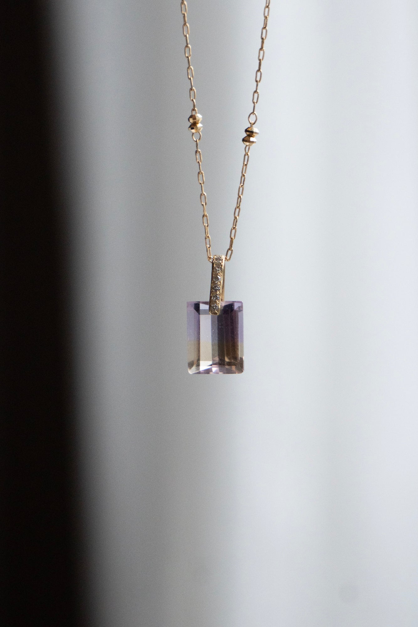 MONAKA jewellery Hibiki Ametrine Pendant Charm Top /K18
