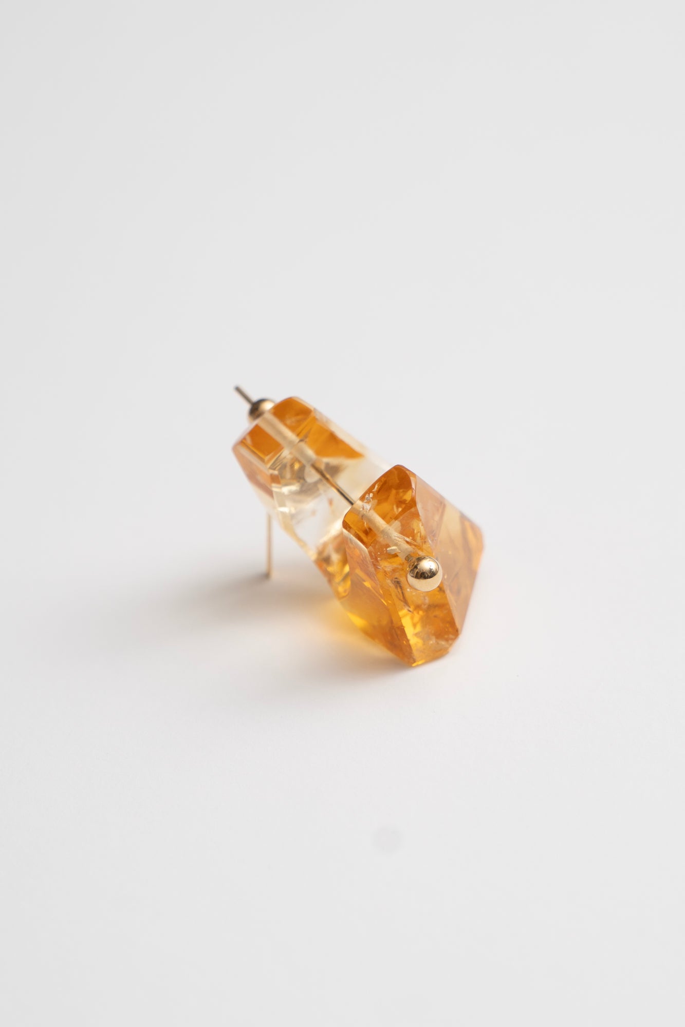 MONAKA jewellery Rock Ctrine モナカジュエリー シトリンロックピアス