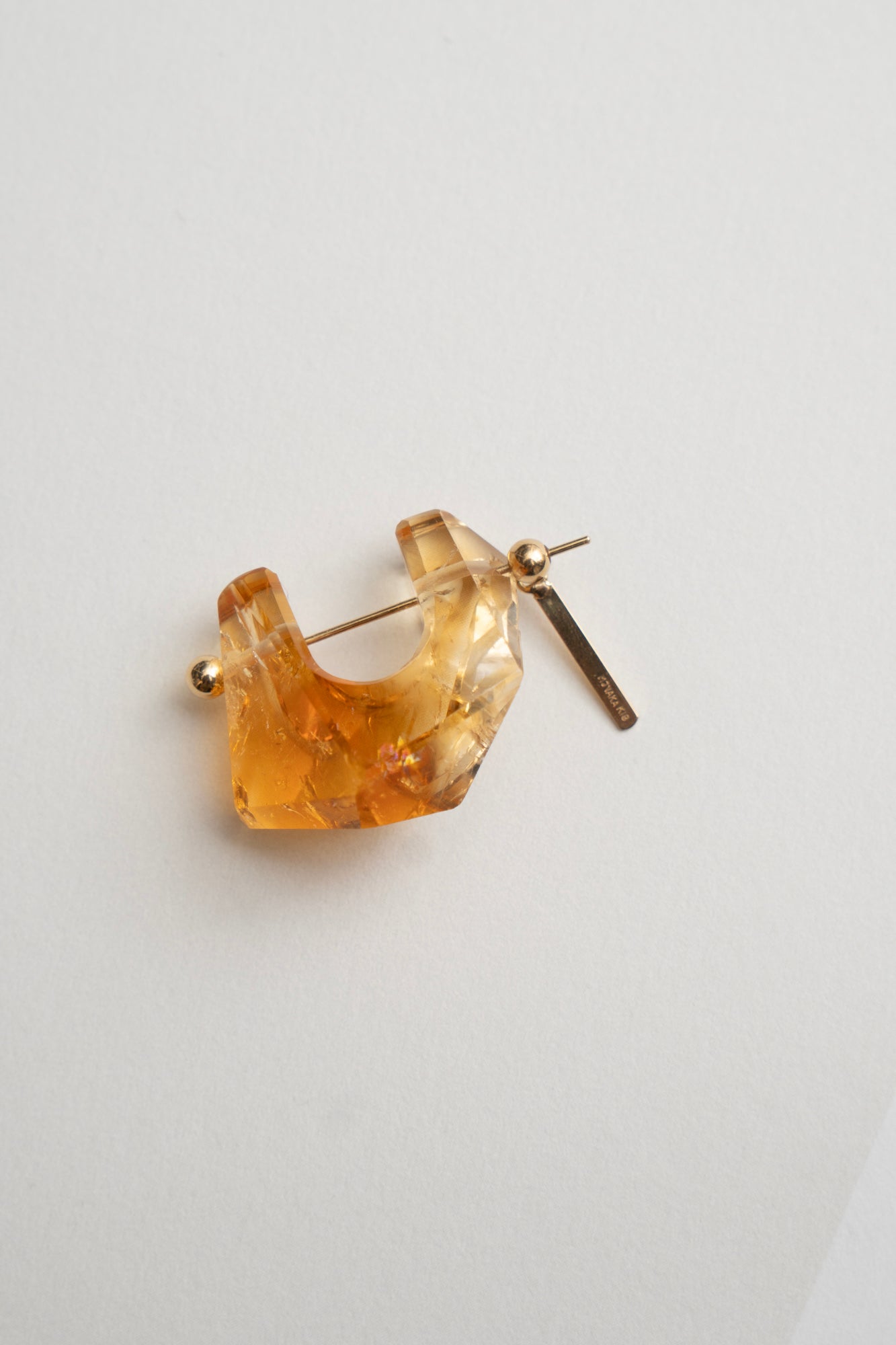 MONAKA jewellery Rock Ctrine モナカジュエリー シトリンロックピアス
