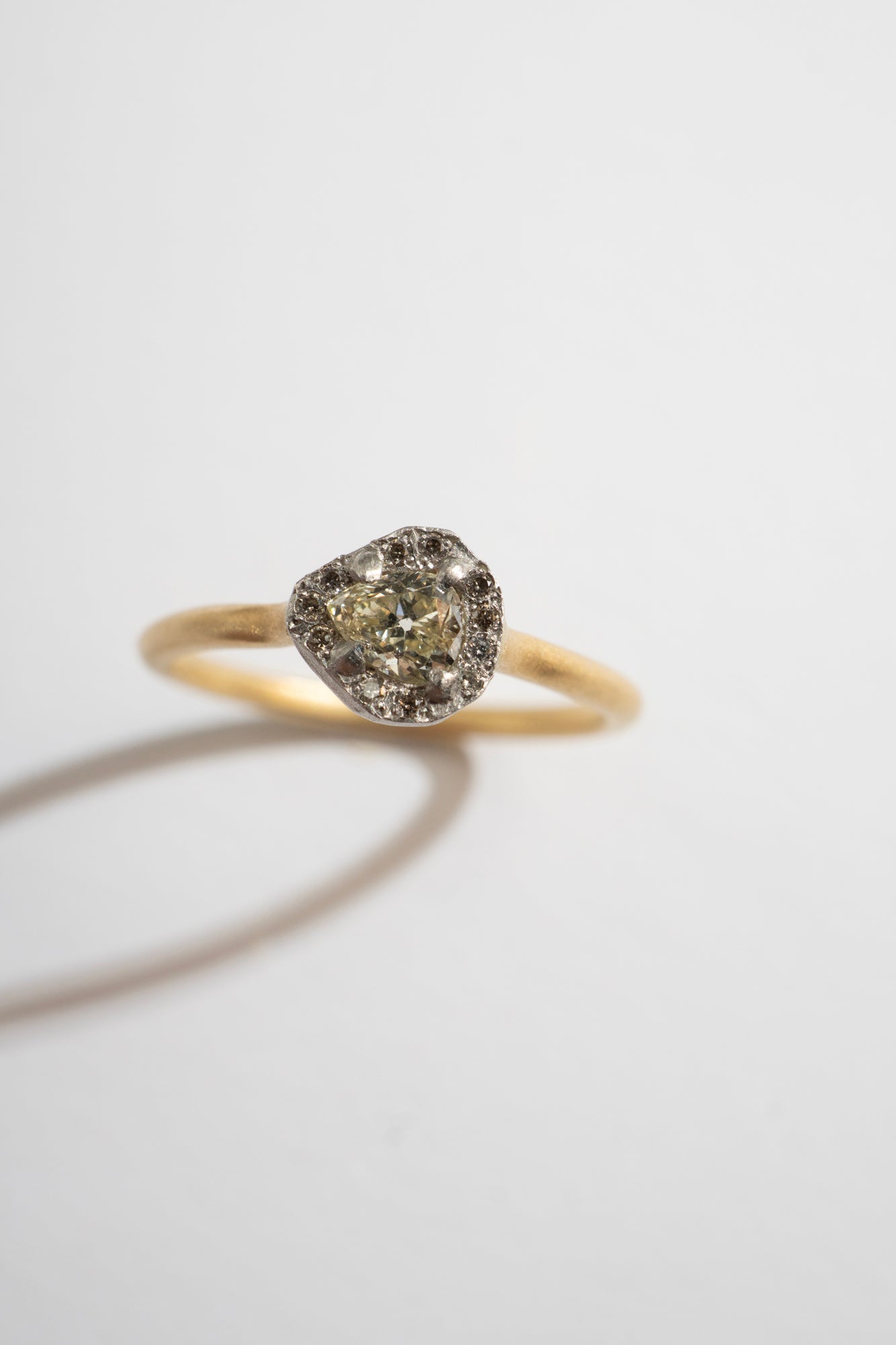 MONAKA jewellery Rinne Light Yellow Diamond Ring /K18&PT900