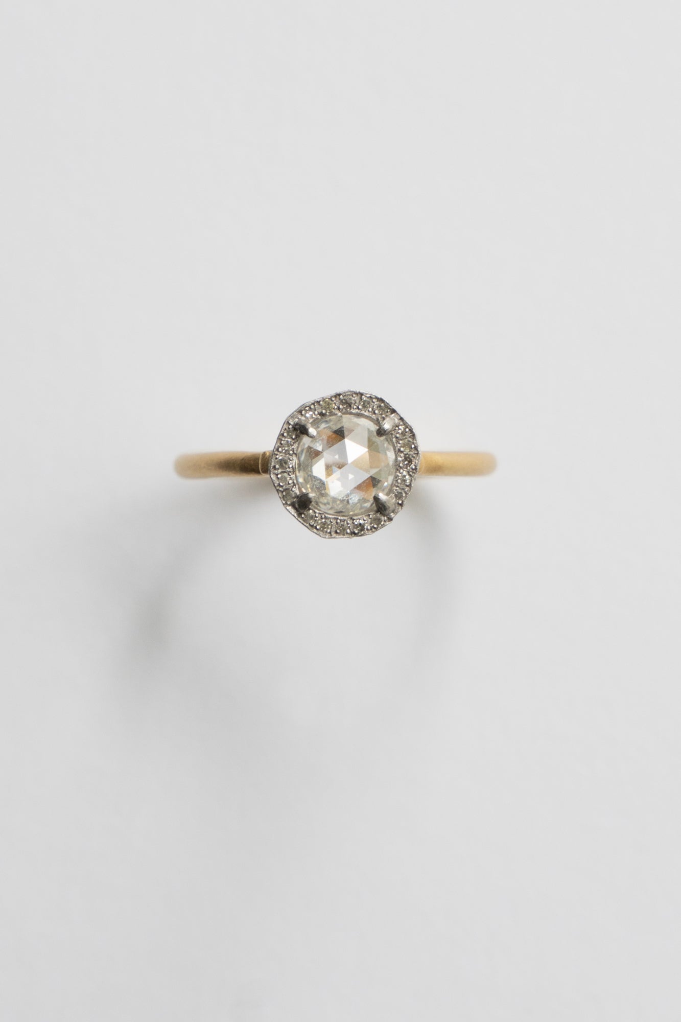 MONAKA jewellery Rinne Rose Cut Diamond Ring /K18&PT900