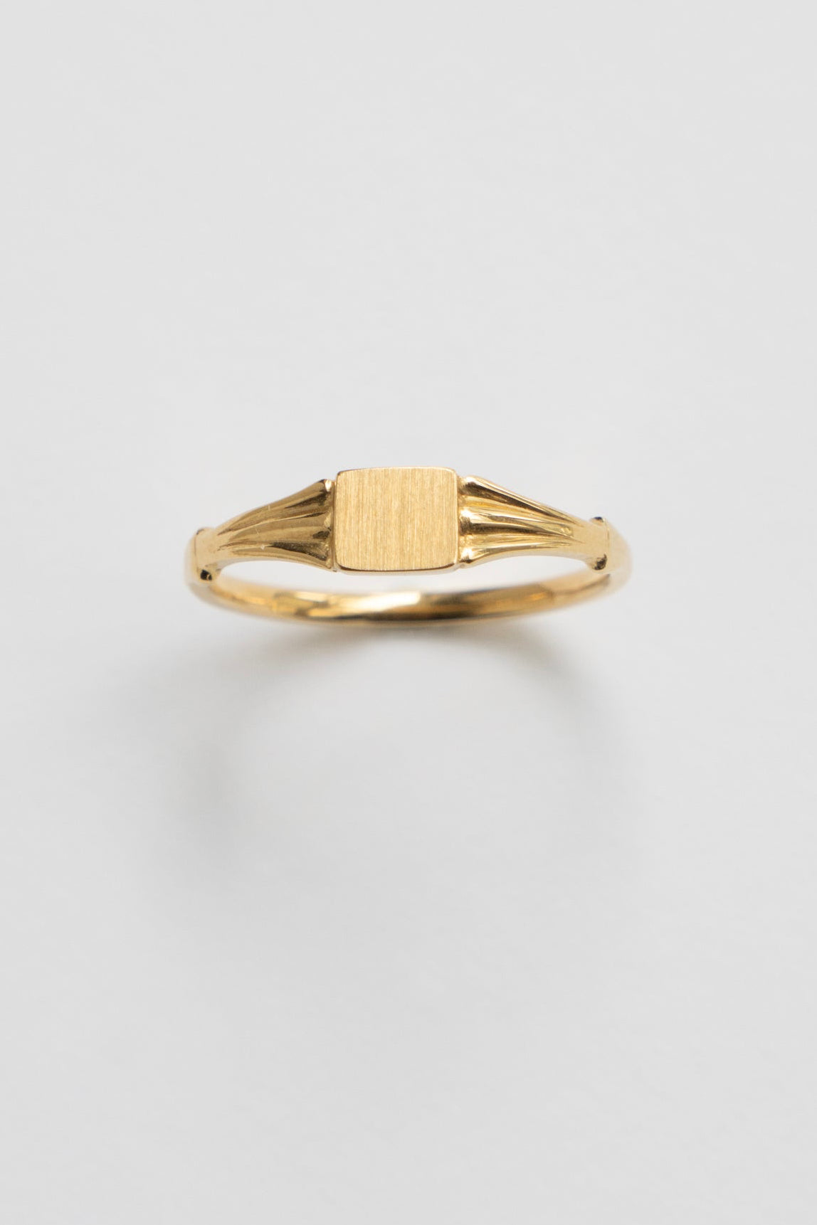 simmon CLASSIC SIGNET RING /K18