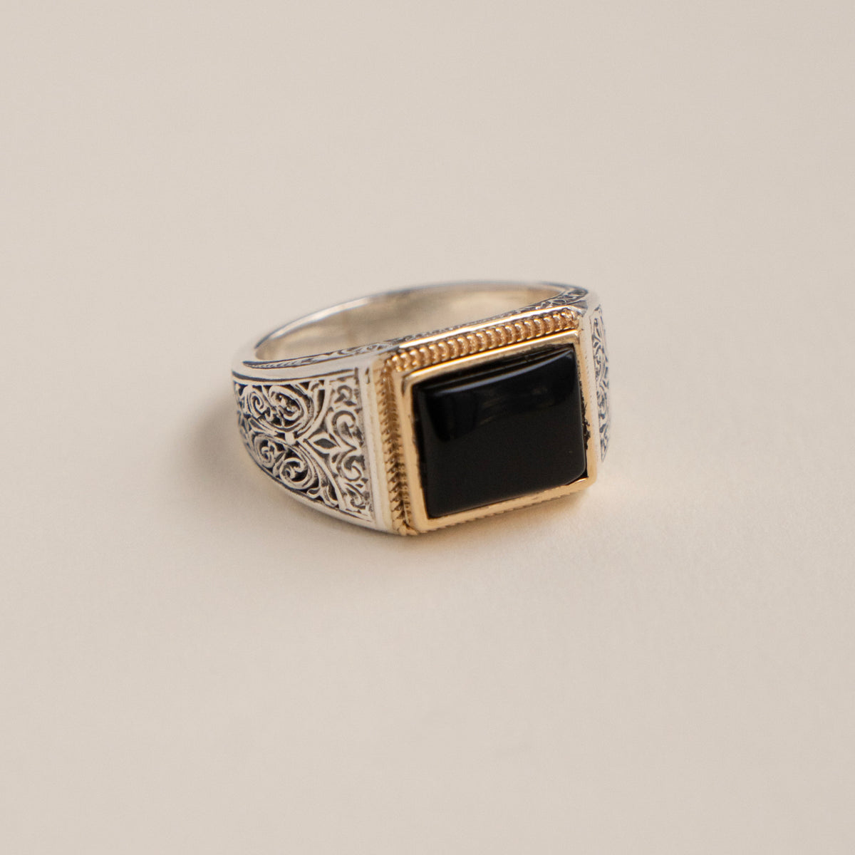 Gerochristo Classic Signet Ring Onyx ジェロクリスト オニキス 