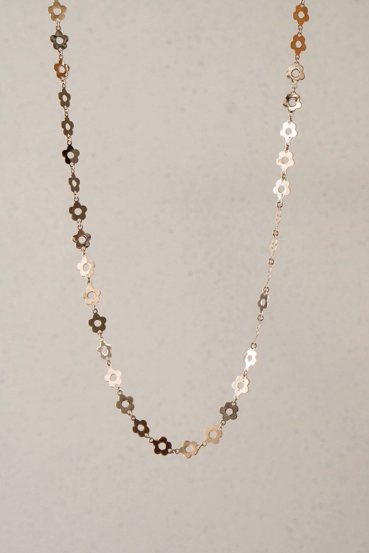 bohem Loop×Loop Flower Necklace B /K10