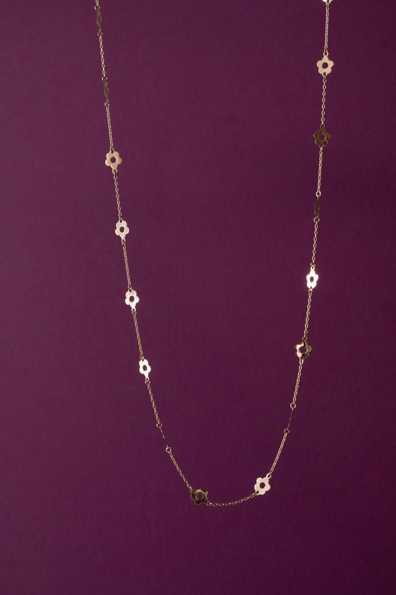 bohem Loop×Loop Flower Necklace A /K10