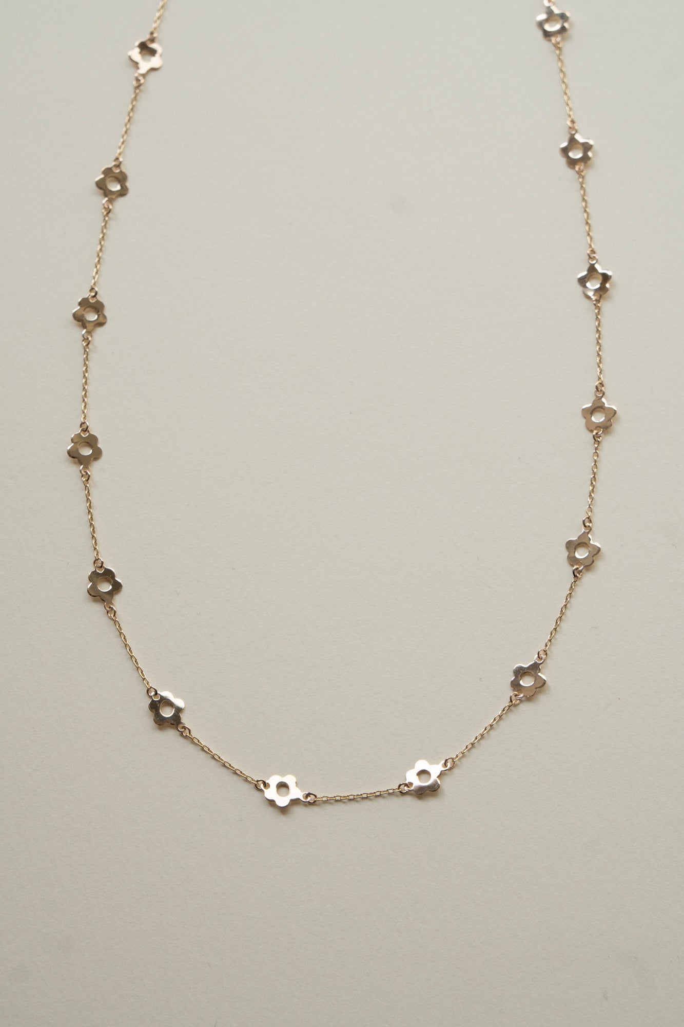 bohem Loop×Loop Flower Necklace A ボヘム フラワーネックレス /K10