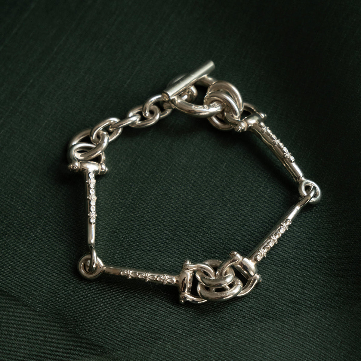 WAKAN SILVER SMITH ワカンシルバースミス Mobius Pattern Horse Bit 