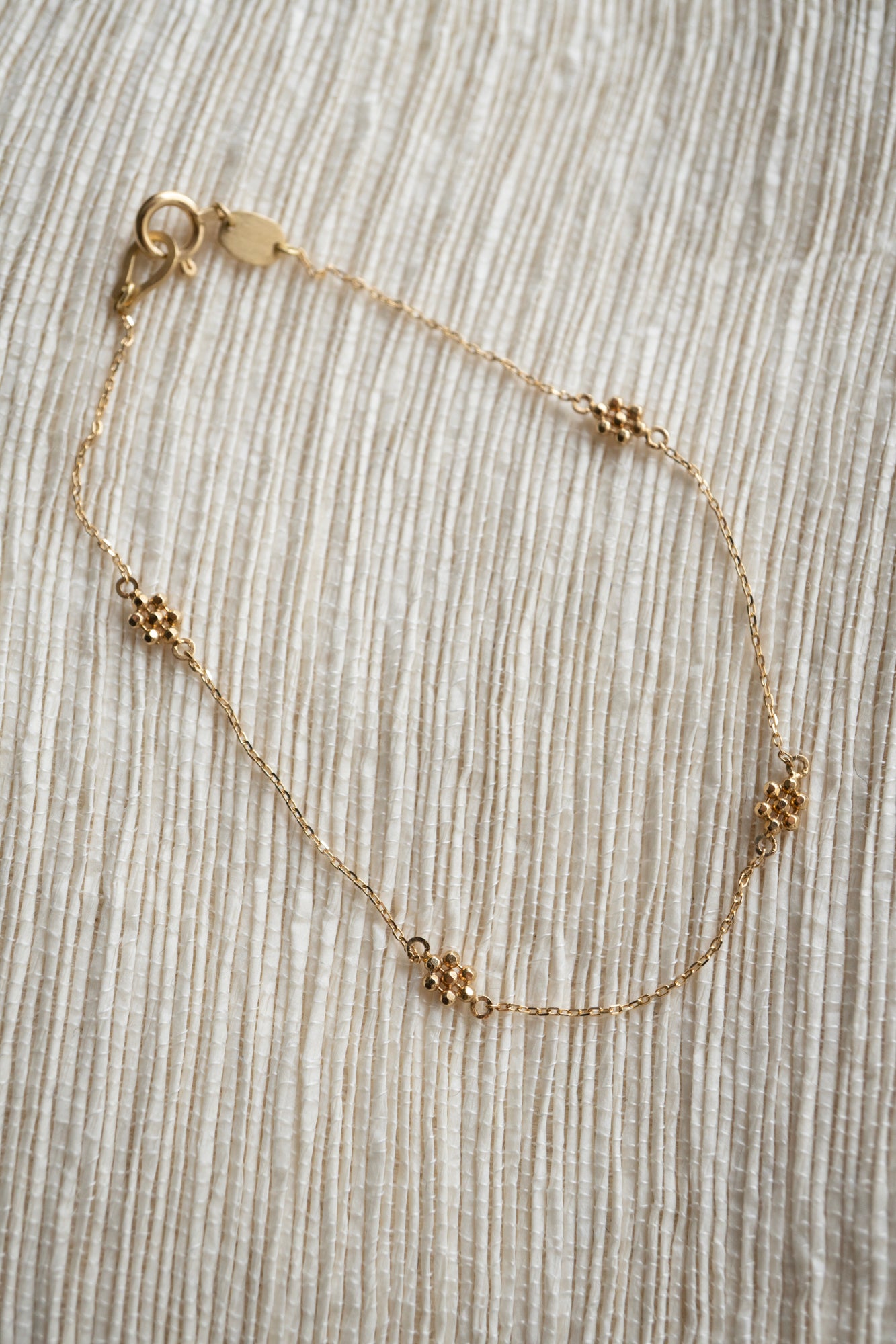 MONAKA jewellery Daisy Station Bracelet / K18