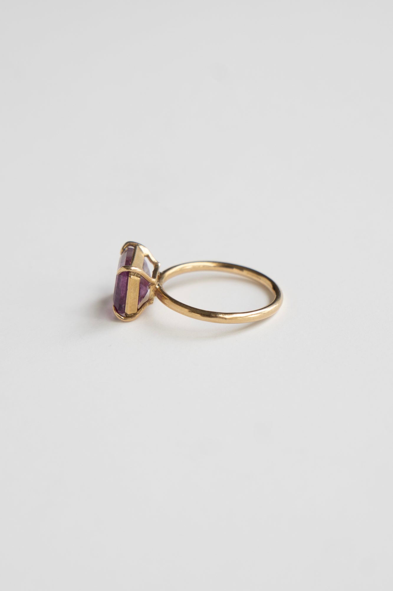 bohem Fluorite Ring Pink /K10