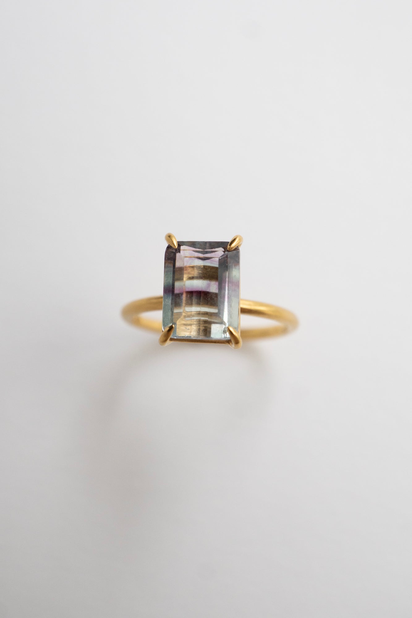 bohem Fluorite Ring Blue /K10
